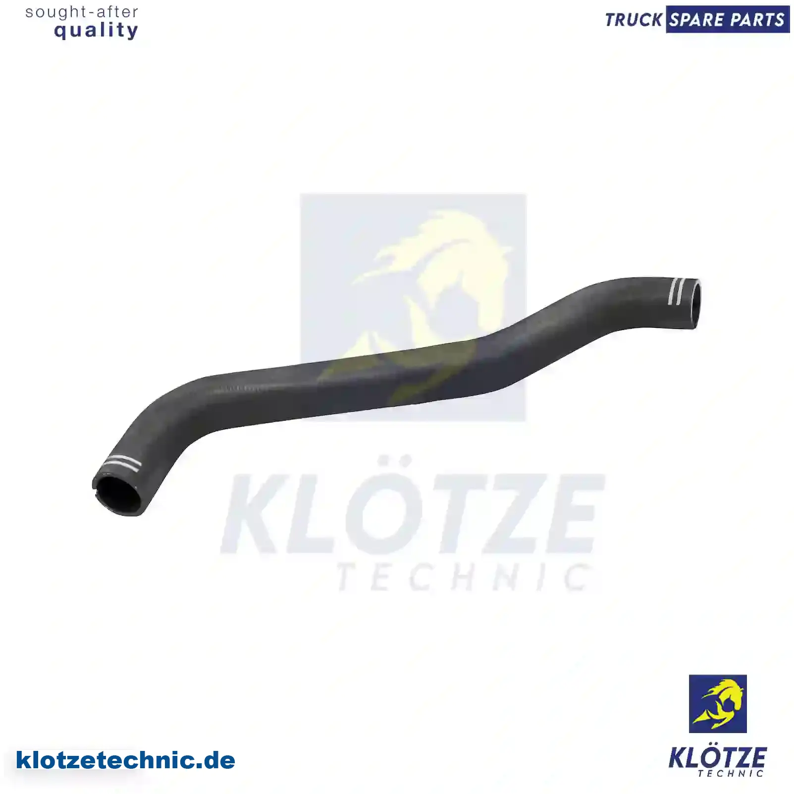 Radiator hose, 1317A5, 1302461080, 1317A5 || Klötze Technic