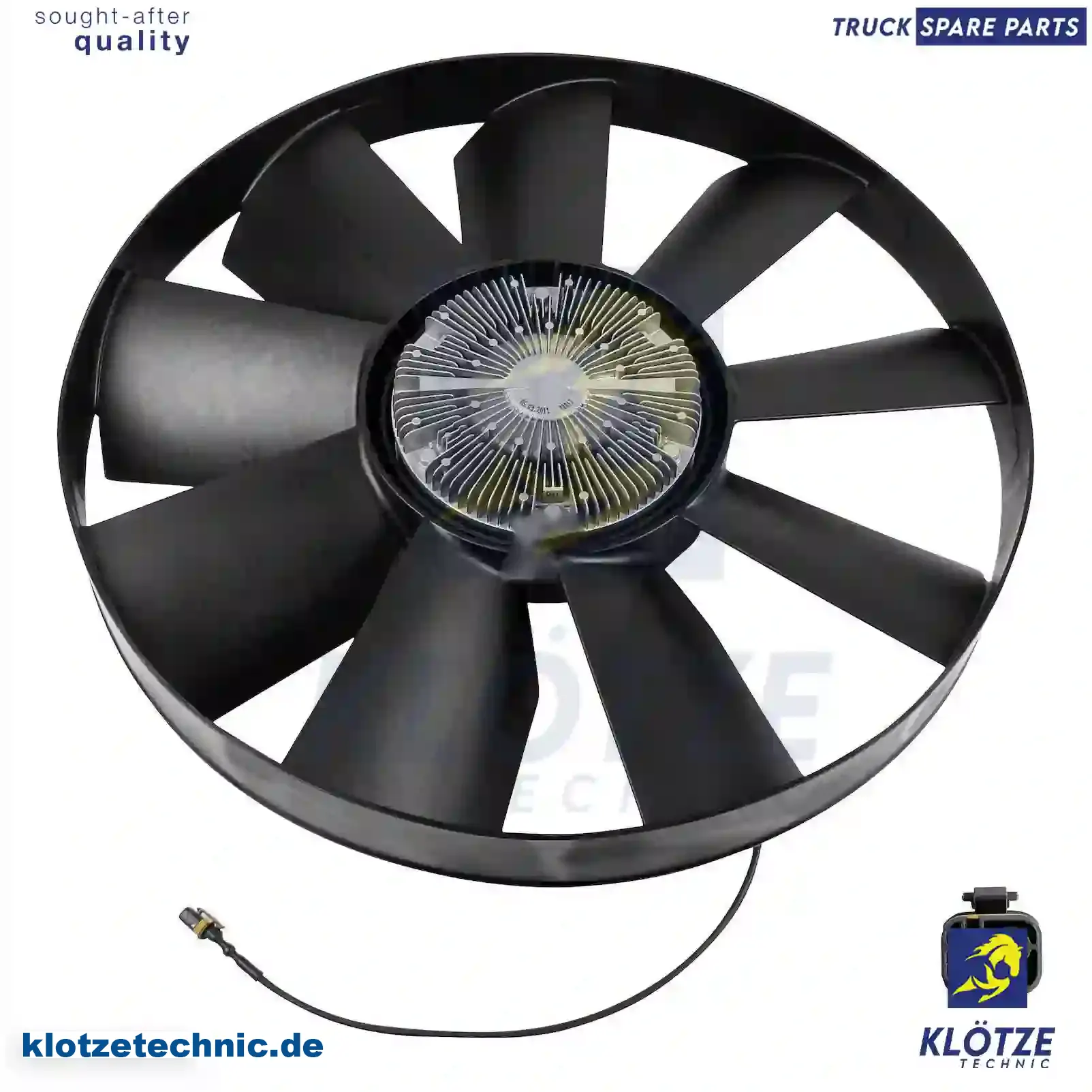 Fan with clutch, 51066007008, 51066007015, 51066007045, 51066009045 || Klötze Technic