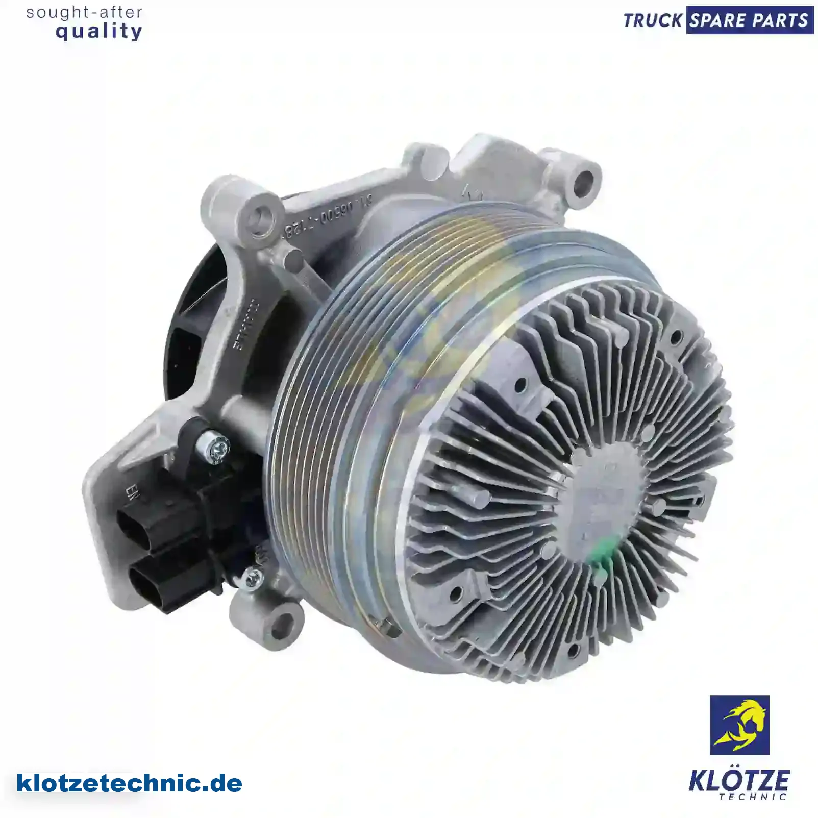 Water pump, with electromagnetic clutch, 51065007128, 9906 || Klötze Technic