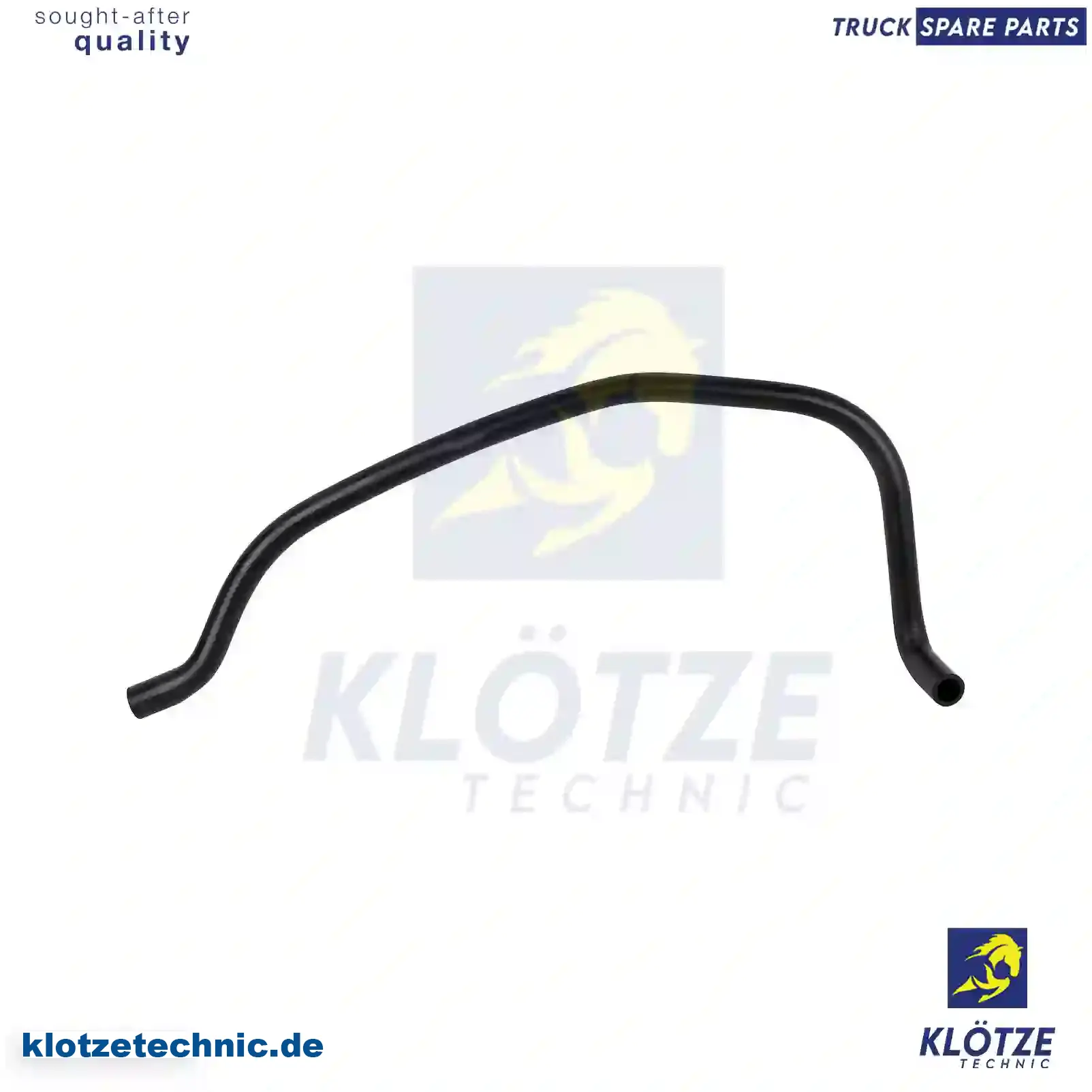 Radiator hose, 81963050166 || Klötze Technic