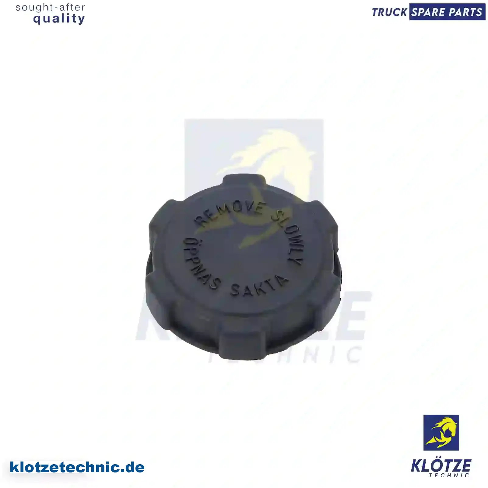 Cap, expansion tank, 1318911, 1403954, 1616744, 1676744, ZG02522-0008 || Klötze Technic