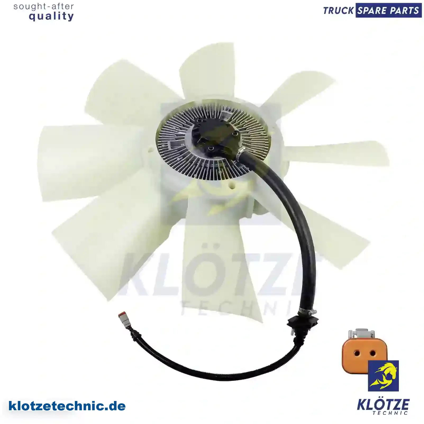 Fan with clutch, electrical, 10574376, 1422502, 1766909, ZG00405-0008 || Klötze Technic