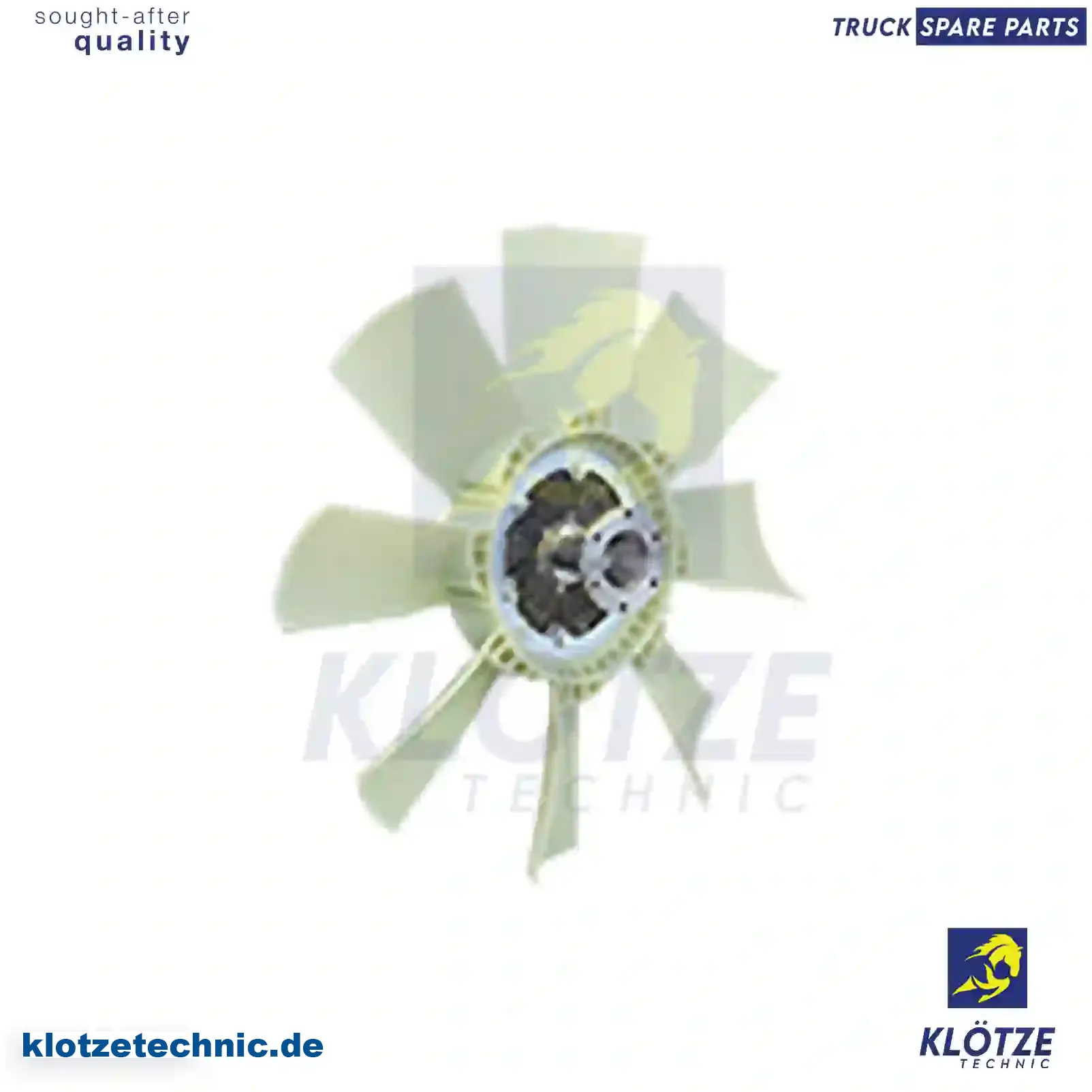 Fan with clutch, 10571082, 1392261, 1393424, 1571082, 571082 || Klötze Technic