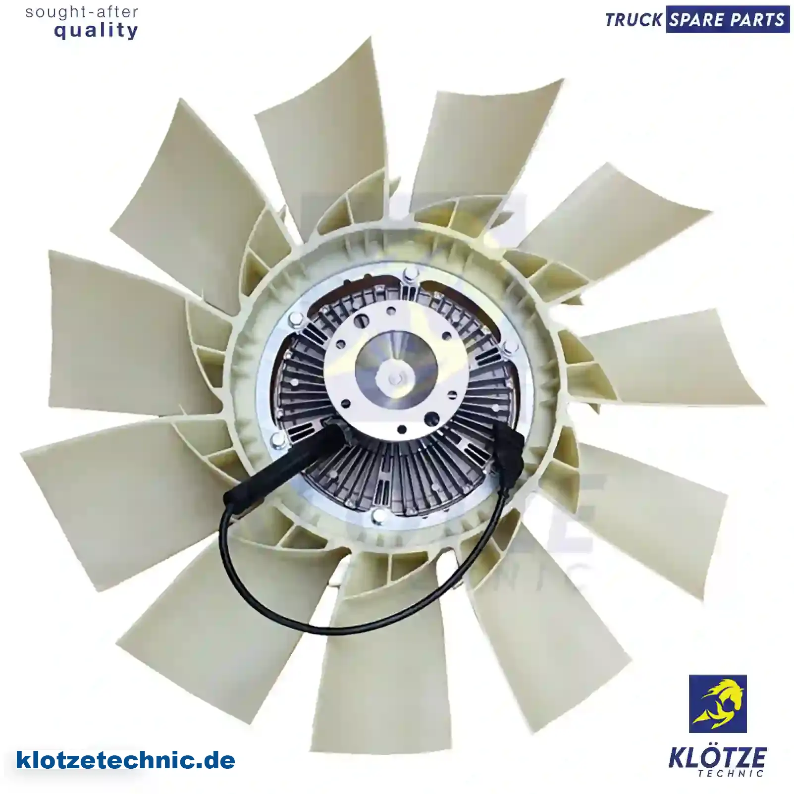 Fan with clutch, 1776552, 2035612, ZG00393-0008 || Klötze Technic