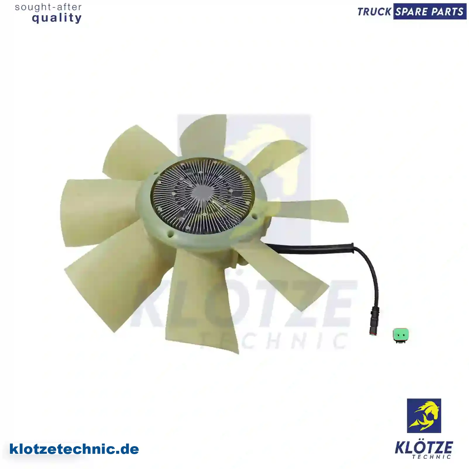 Fan with clutch, 1453968, 2052007, ZG00394-0008 || Klötze Technic