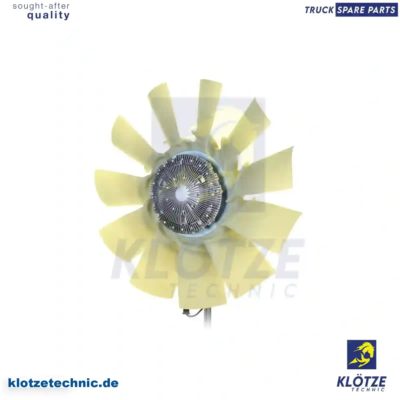 Fan with clutch, 1520308, 1763618, 2052005, 2132264, 2410085, ZG00395-0008 || Klötze Technic