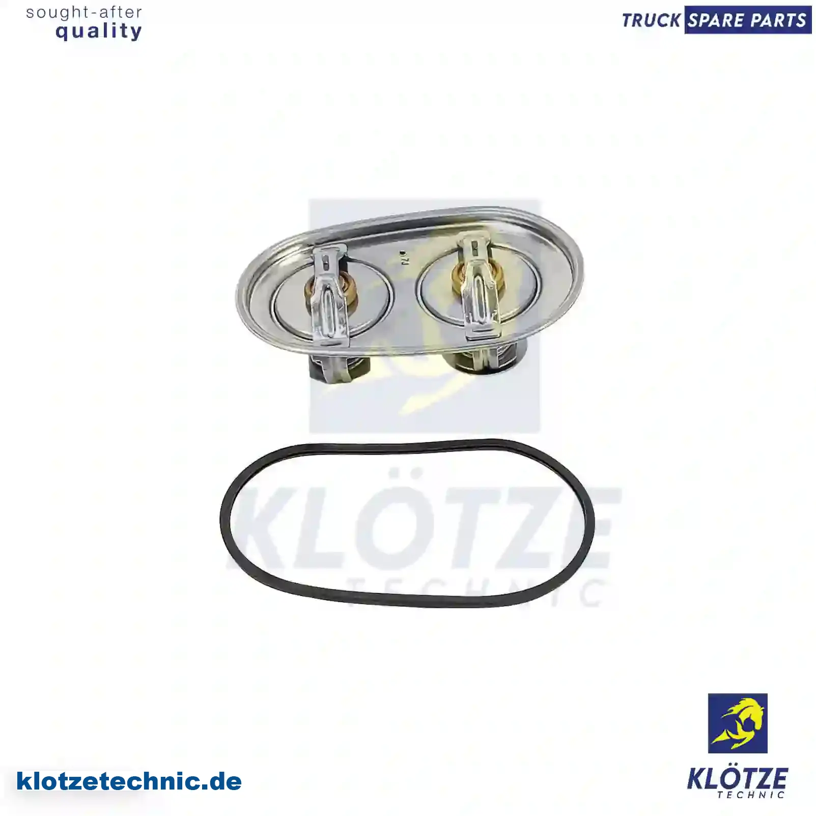 Thermostat, with gasket, 1545904, 1935712, 2475974, 2729053, ZG00685-0008 || Klötze Technic