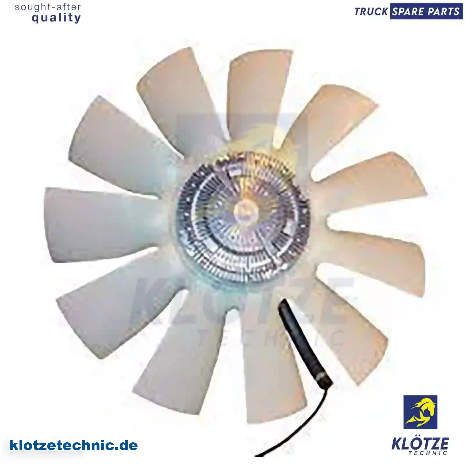 Fan with clutch, 1853555, 2078557, 2410082 || Klötze Technic