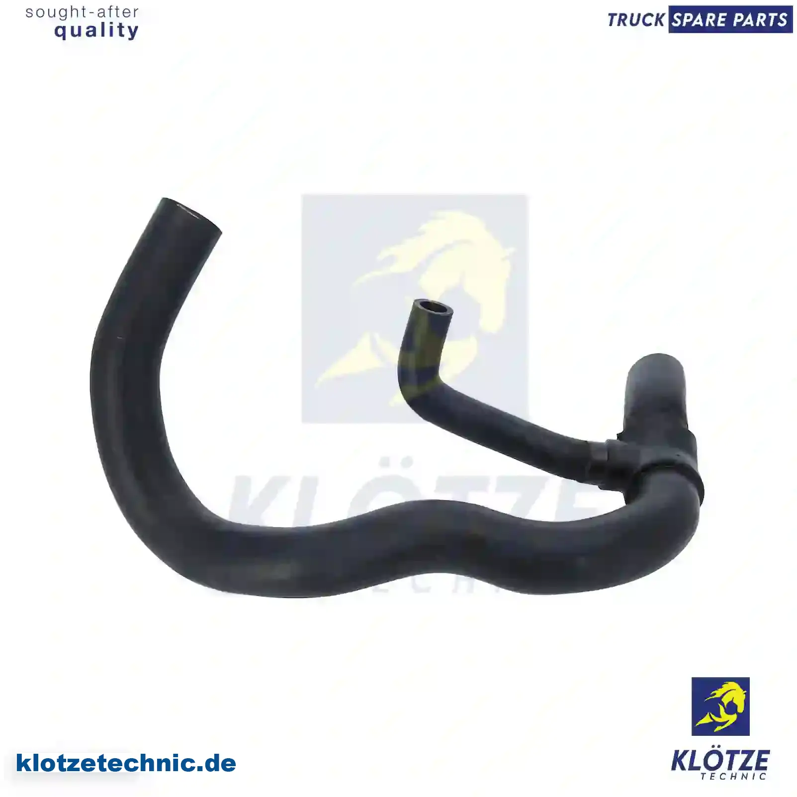 Radiator hose, 1376949, ZG00504-0008 || Klötze Technic