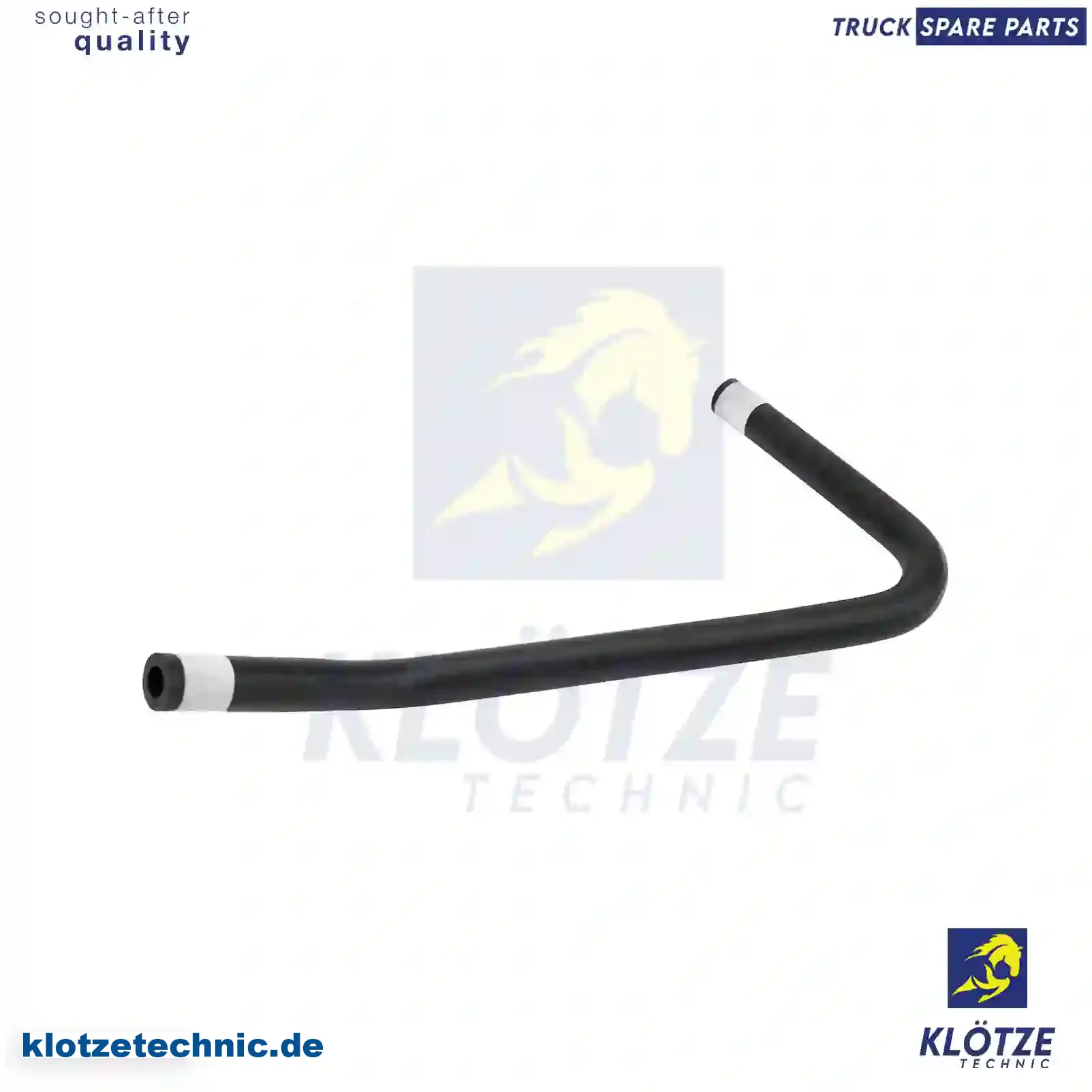 Radiator hose, 1527359, ZG00538-0008 || Klötze Technic