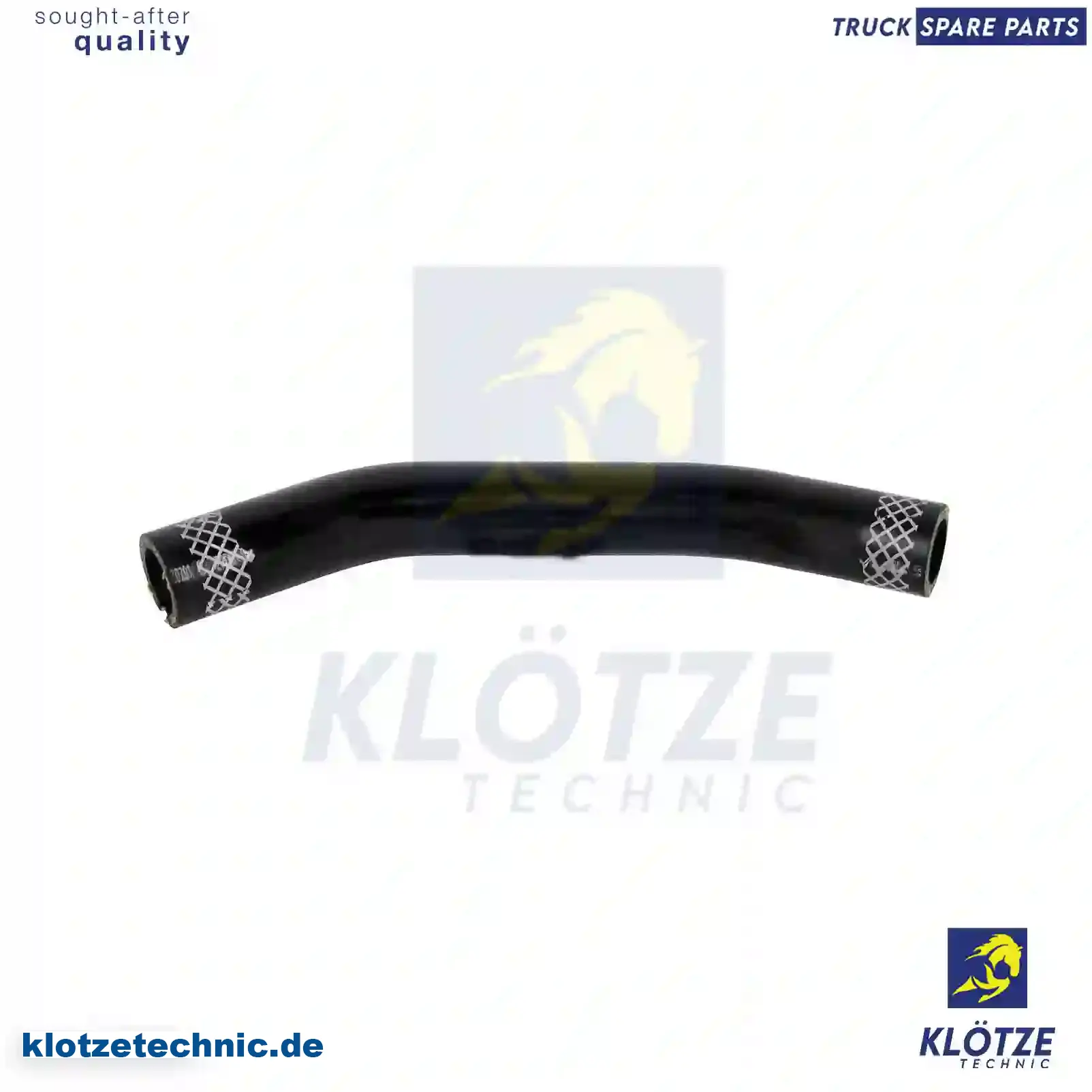 Radiator hose, 1800883, ZG00540-0008 || Klötze Technic