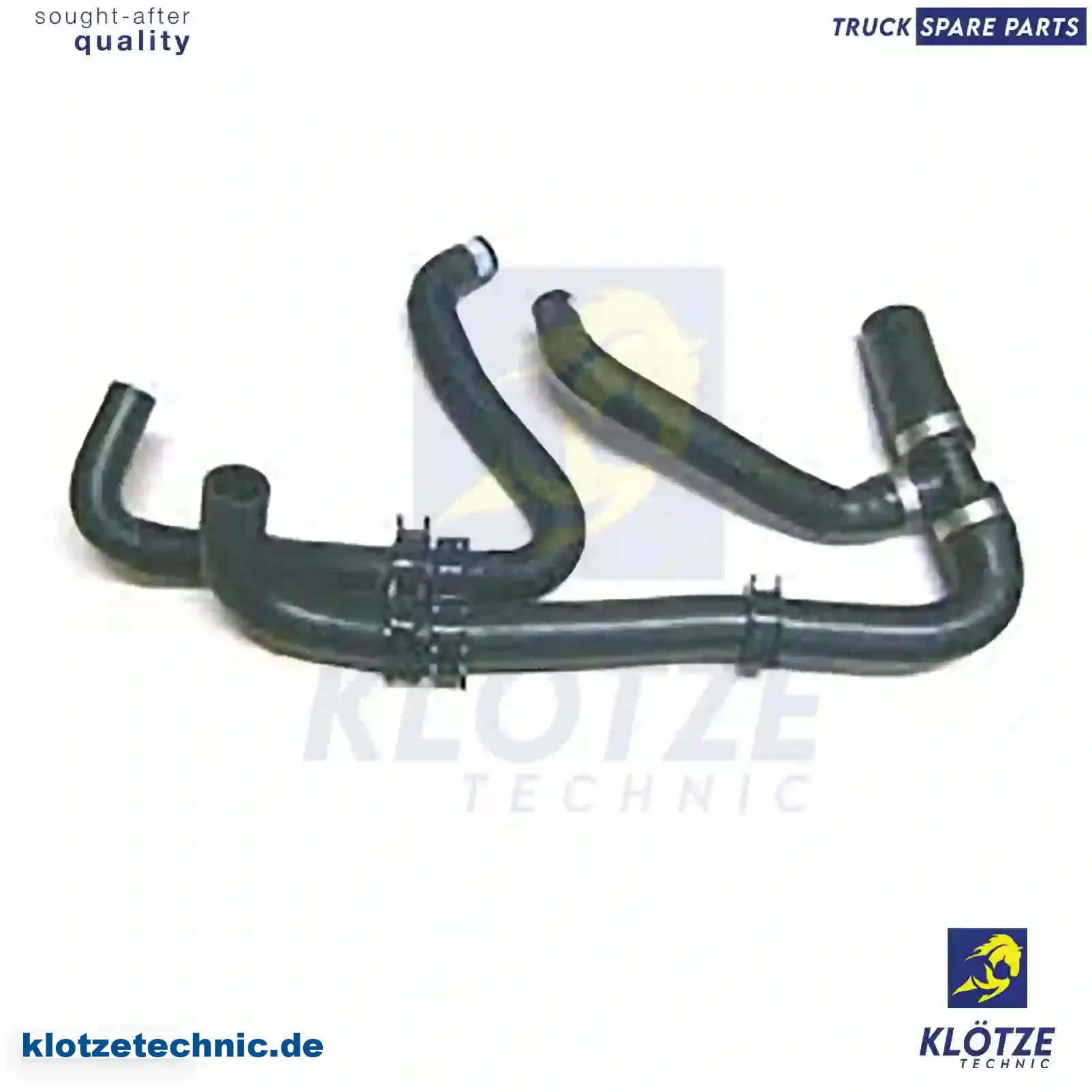 Radiator hose, 1790072, 1883423, 2038639, ZG00541-0008 || Klötze Technic