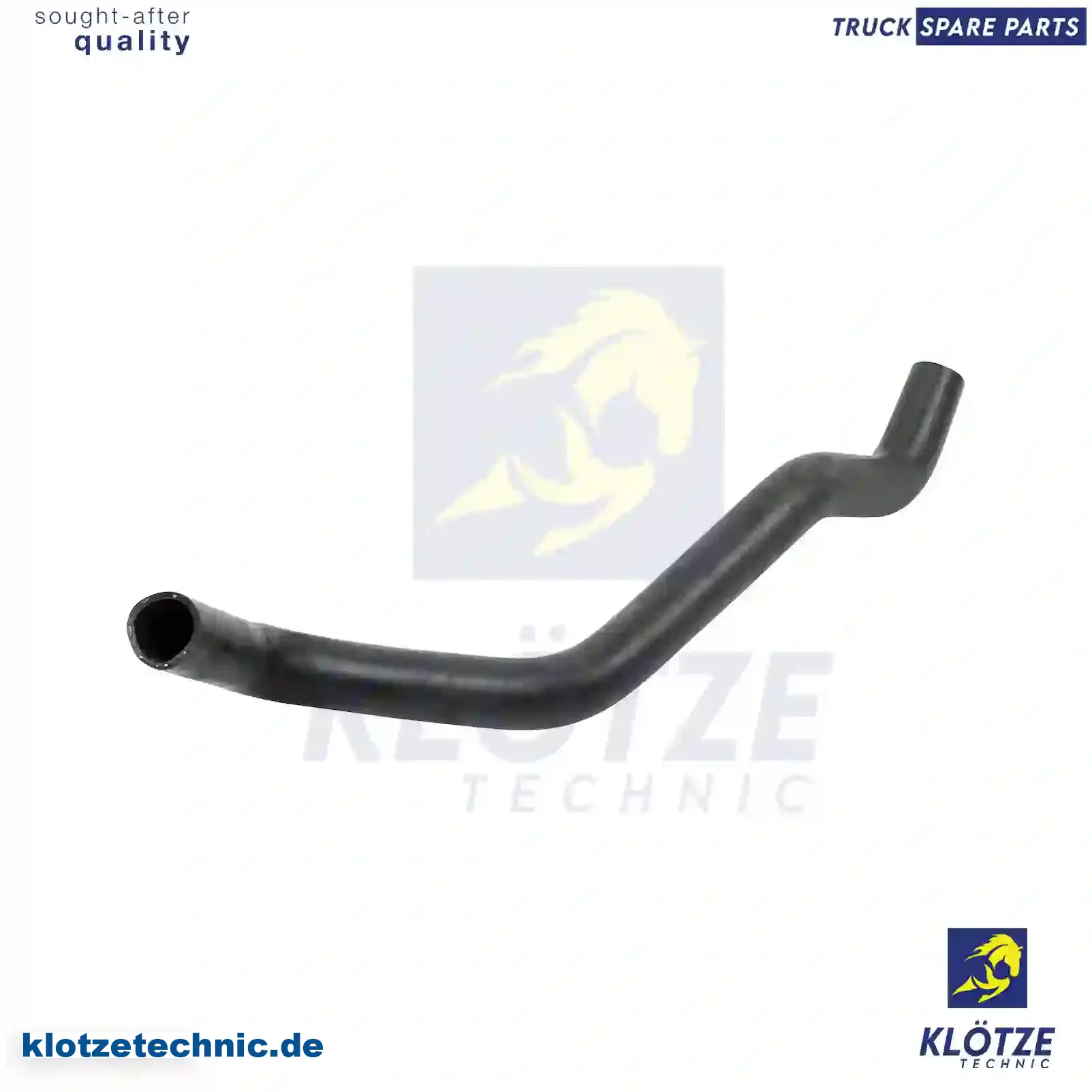 Radiator hose, 1317A4, 1302462080, 1316758080, 1317A4 || Klötze Technic