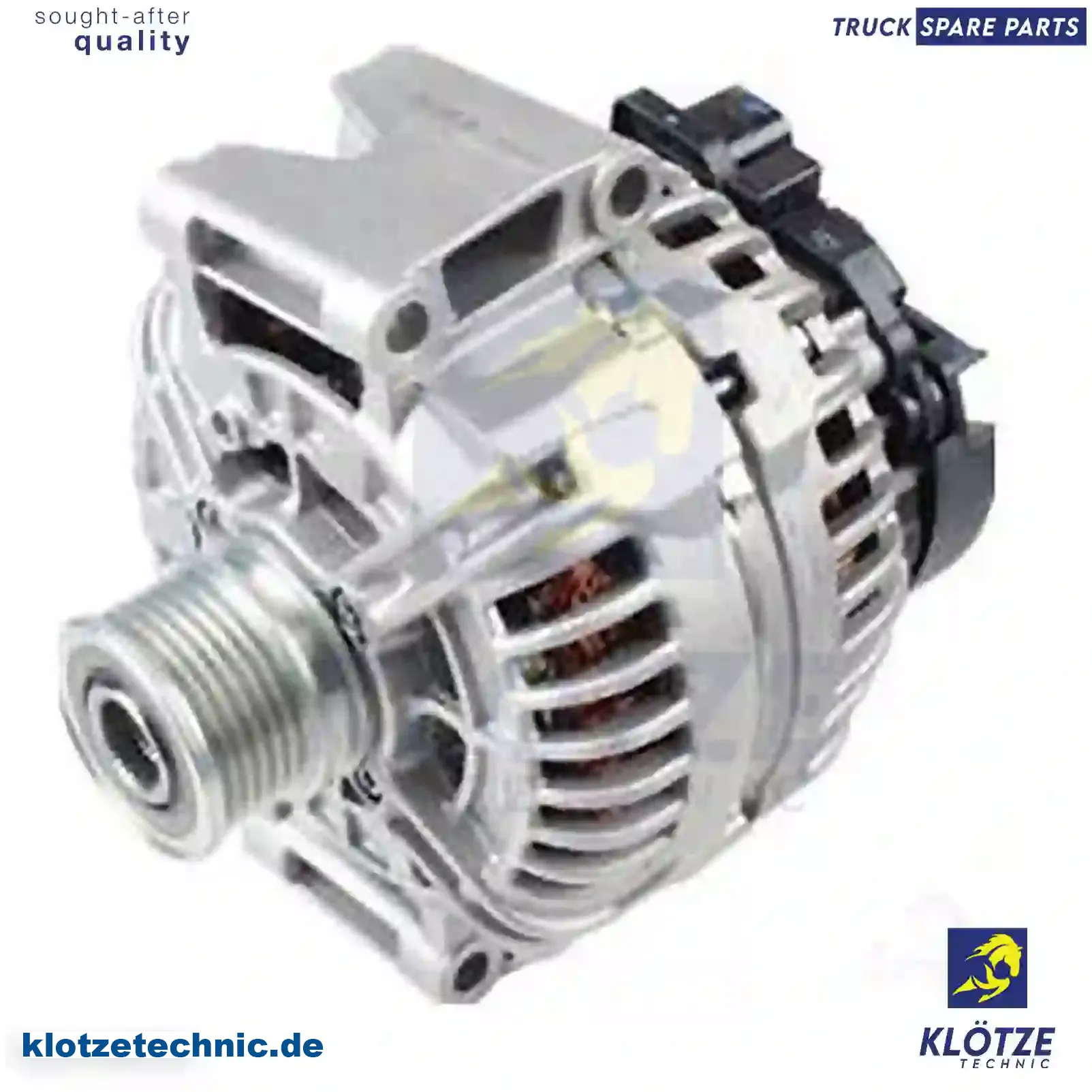 Alternator, without pulley, 121547902, 013154 || Klötze Technic