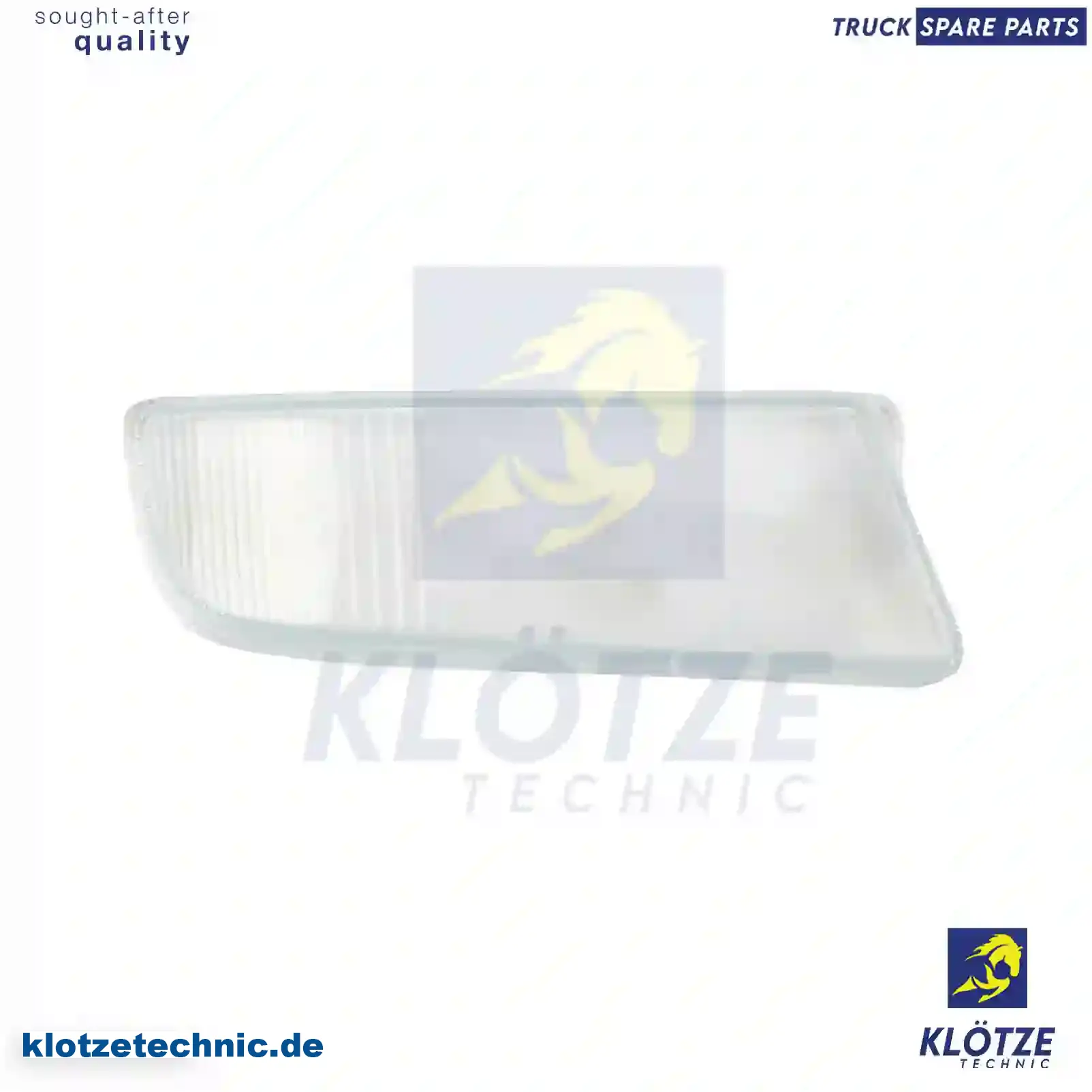 Auxiliary lamp glass, right, 81251100086, 2V5941116 || Klötze Technic