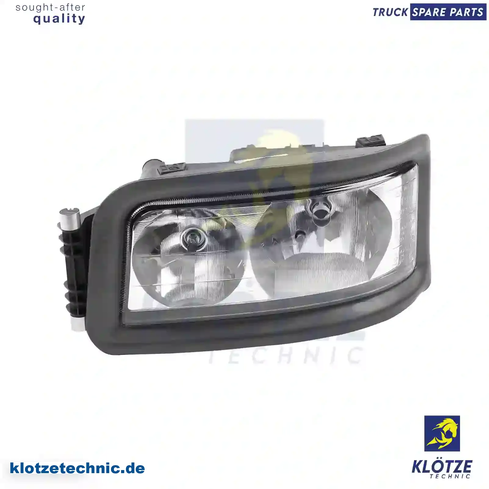 Headlamp, left, 81251016433, 81251016455, 81251016463, 81251016592 || Klötze Technic