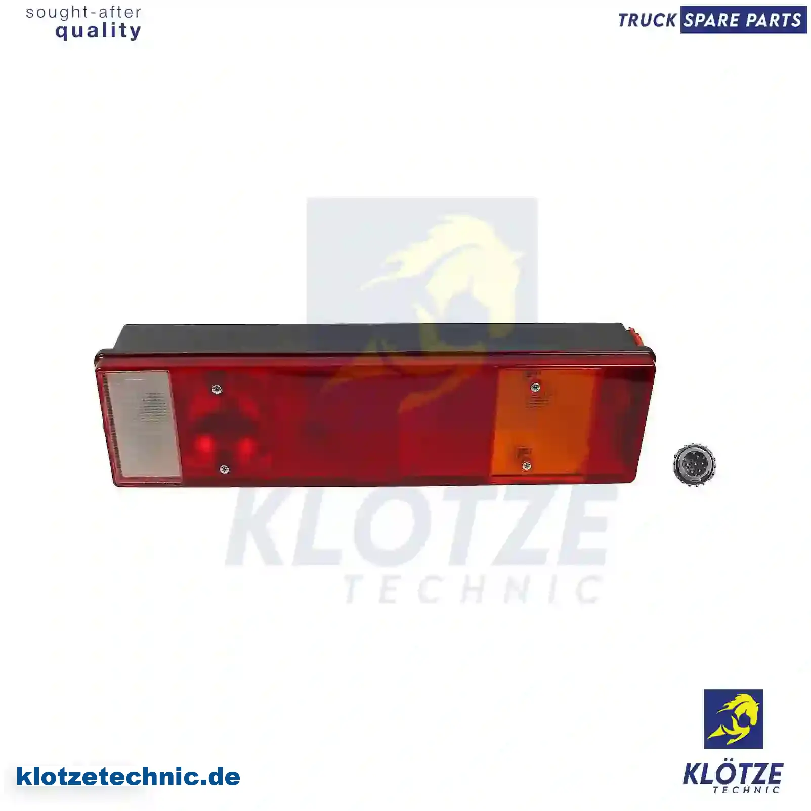 Tail lamp, right, 1213955, 1357076, 1524493, 1625986, 81252256523, 5001847585, ZG21048-0008 || Klötze Technic