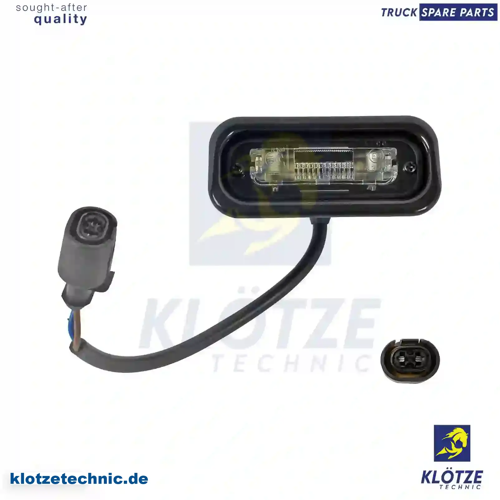 License plate lamp, 81252256507 || Klötze Technic