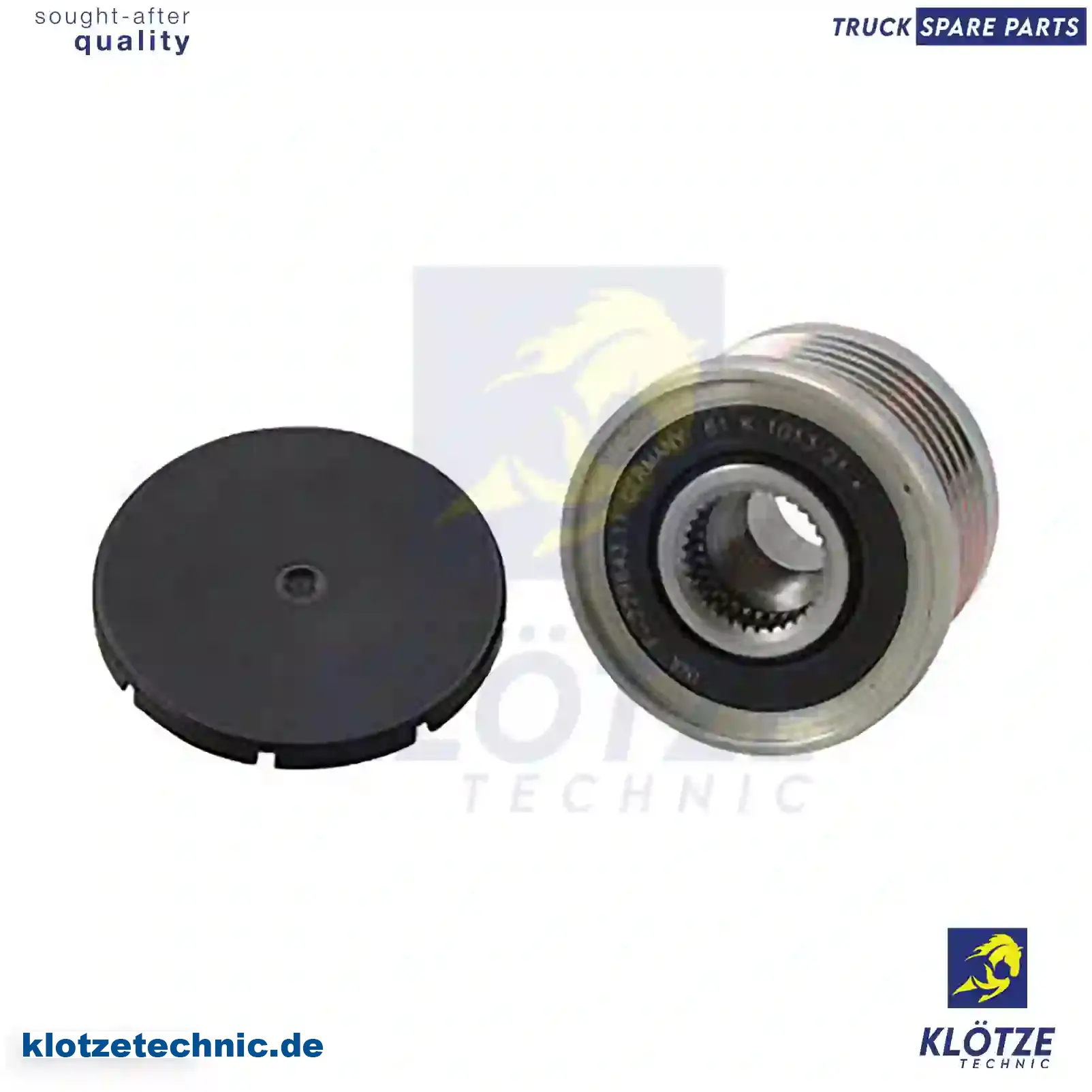 Pulley, alternator, 93190868, 23151-00Q0B, 4417574, 7701477508 || Klötze Technic