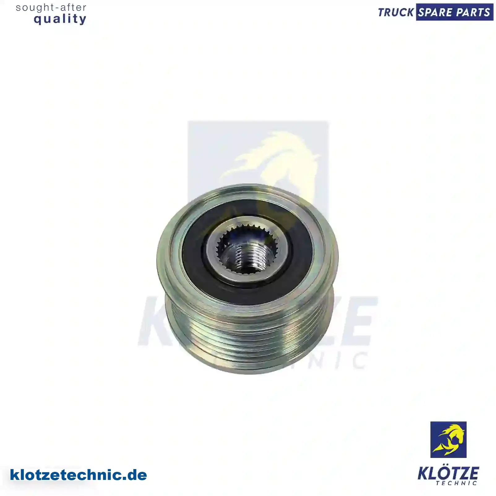 Pulley, alternator, 77363468, 77363468, 77363468, 31285818 || Klötze Technic