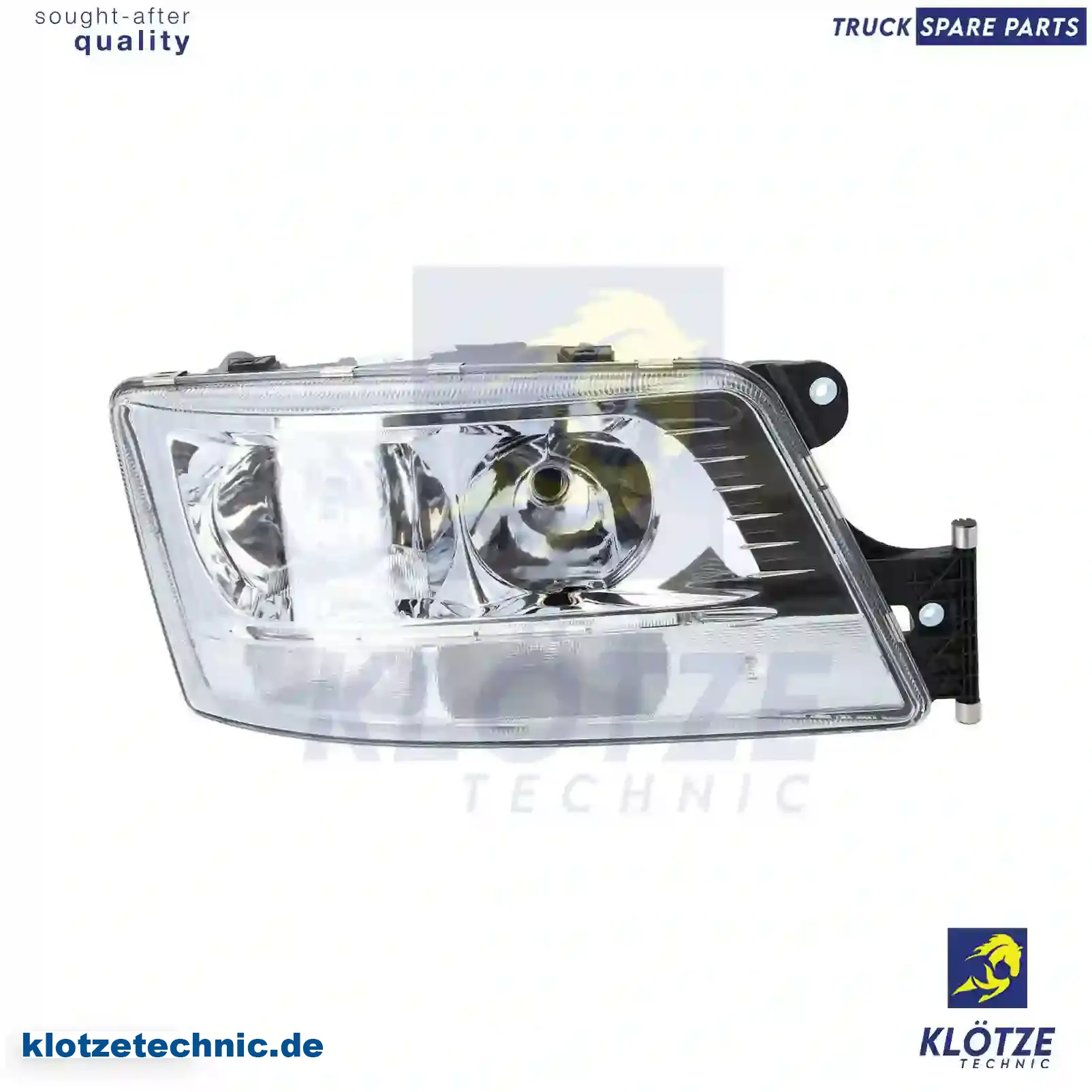 Headlamp, right, 81251016508, 81251016668, 81251016692, 81251016754 || Klötze Technic