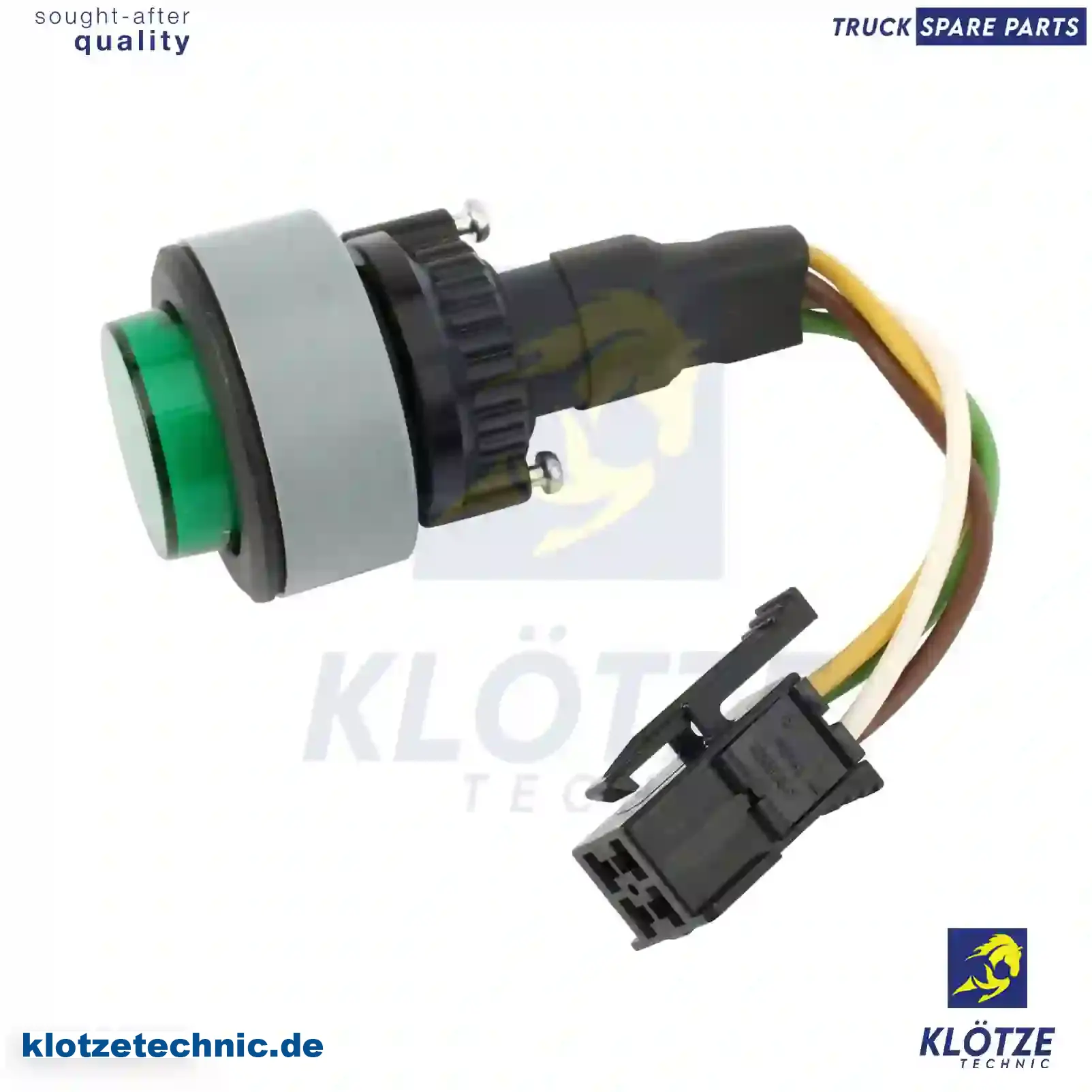 Switch, without symbol, green, 81255036048, 8125 || Klötze Technic