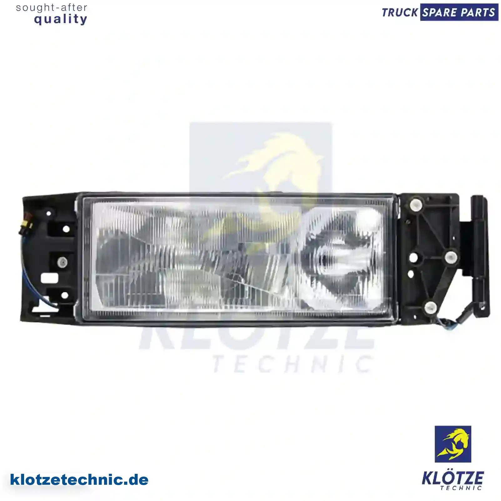 Headlamp, right, without bulbs, 04861334, 04861793, 4861793 || Klötze Technic