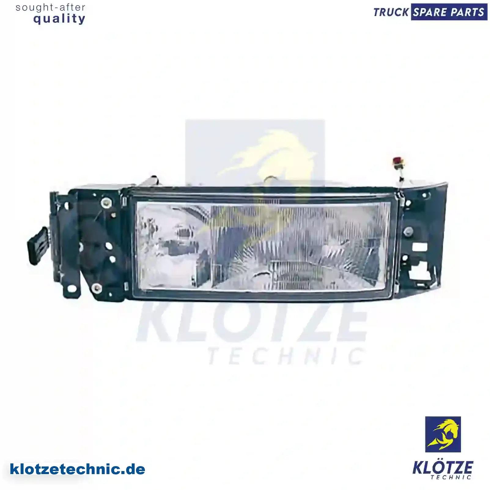 Headlamp, left, without bulbs, 04861335, 04861794, 4861794, 98449174 || Klötze Technic