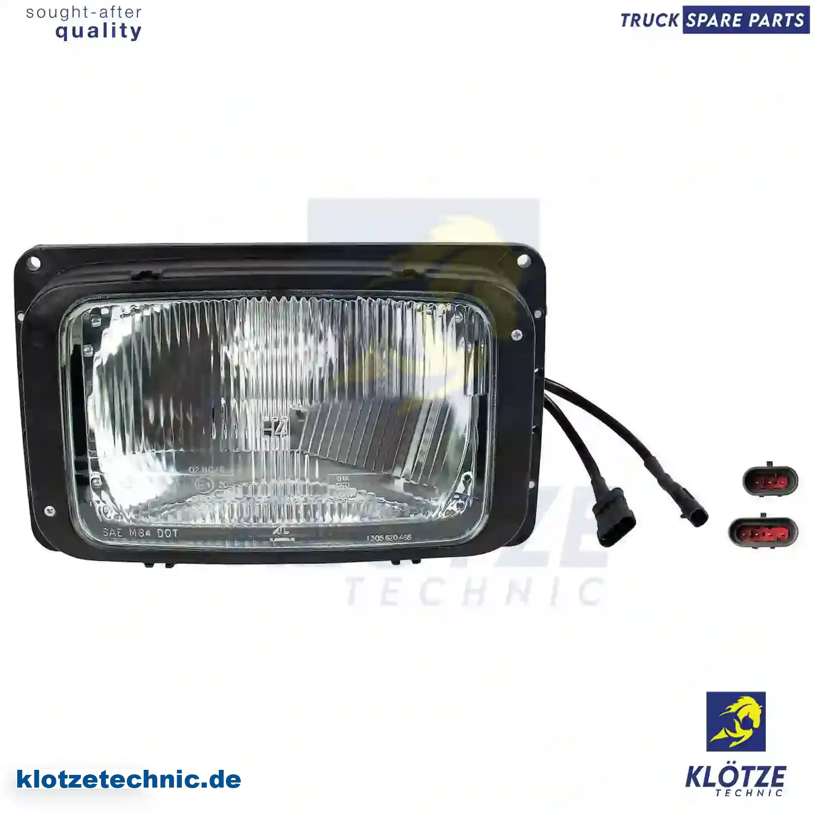 Headlamp, right, 504032812, 504032815, 98466392, 98466398, 98466394, ZG20505-0008 || Klötze Technic