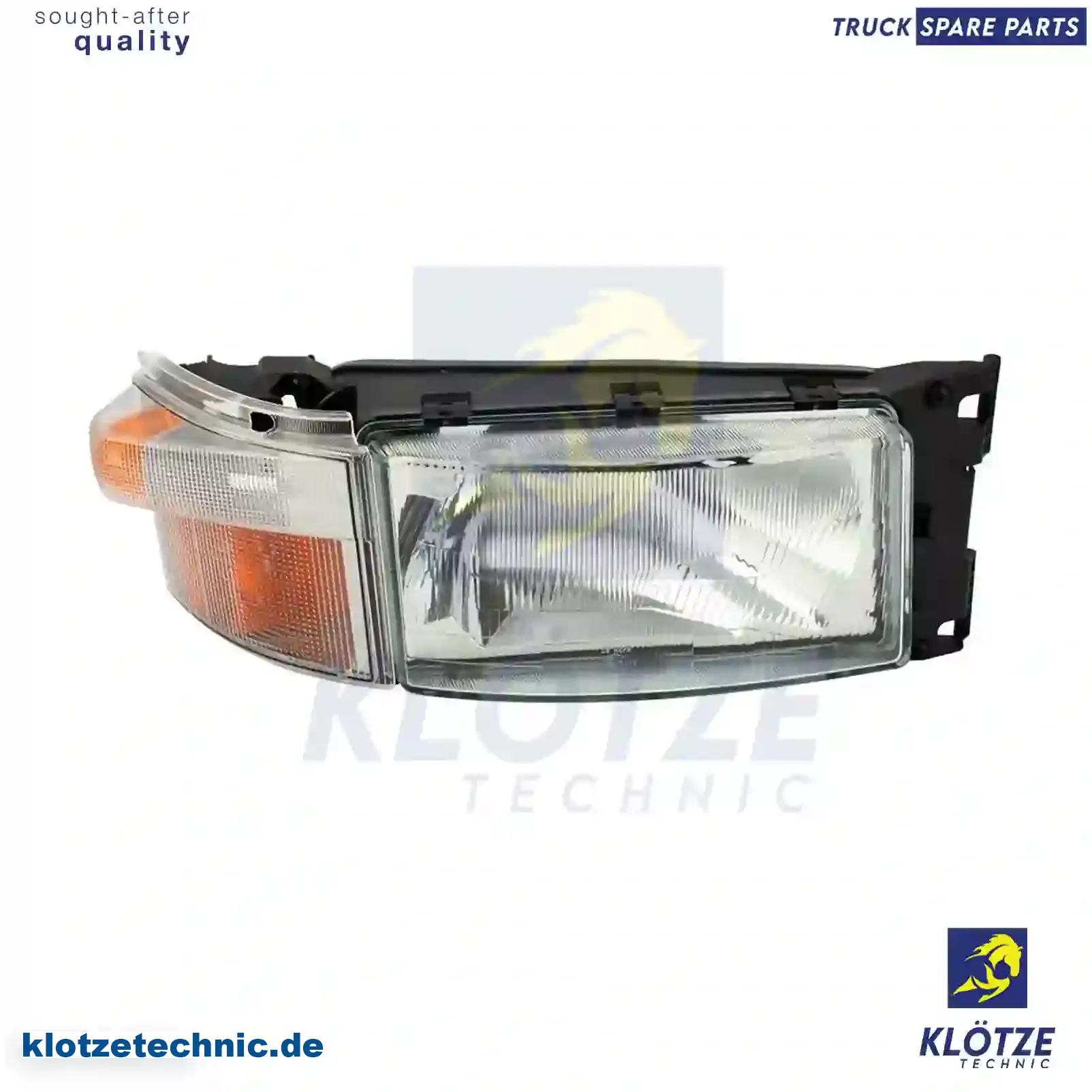 Headlamp, right, 1337250, 1407941, 1431256, 1446588, 1467003, 1732510 || Klötze Technic