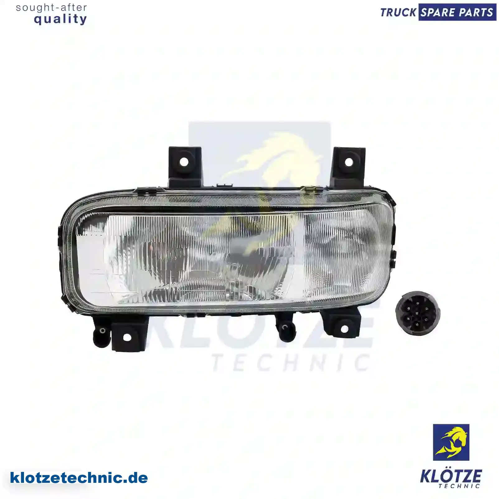 Headlamp, left, without bulbs, 9738200161, , , , || Klötze Technic