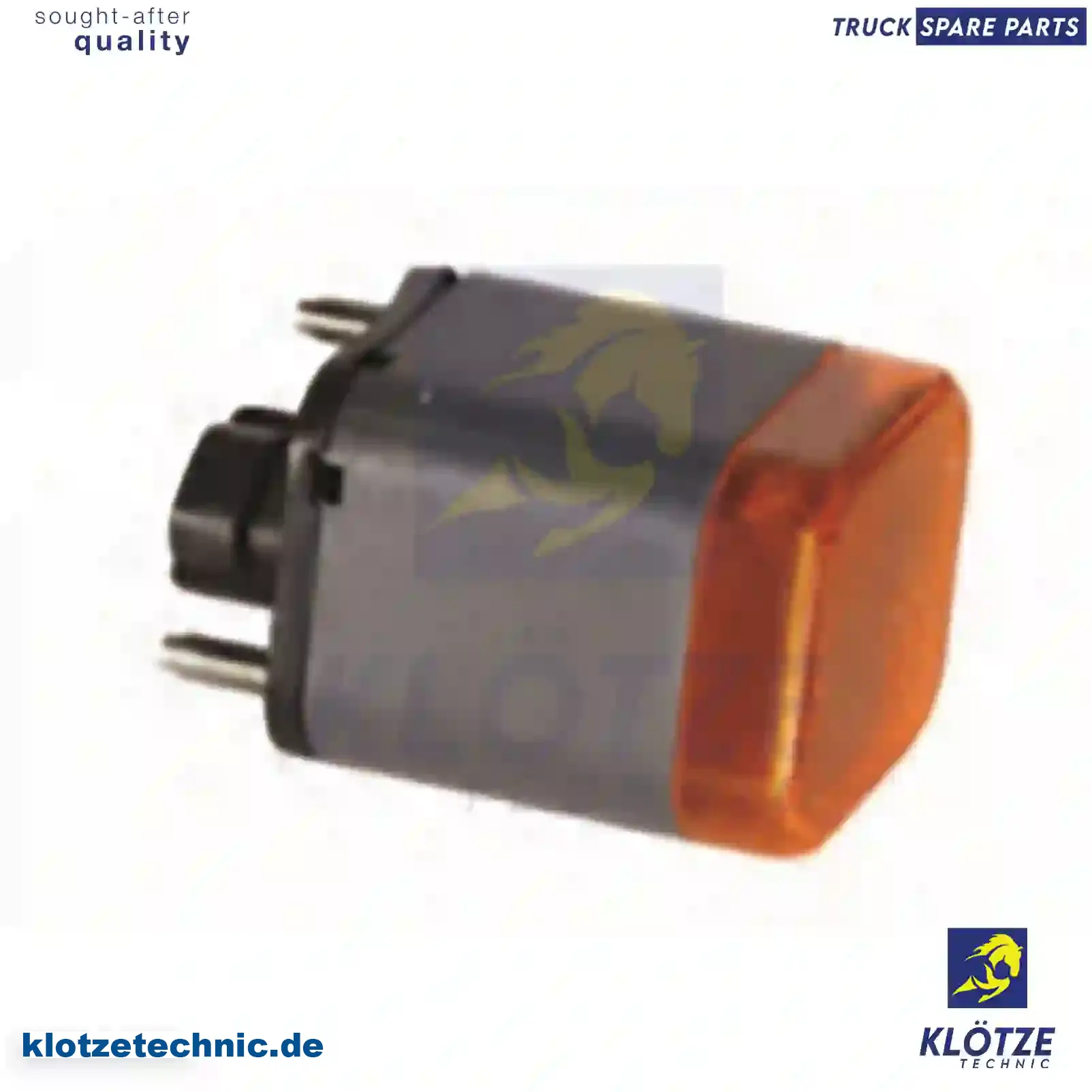 Side marking lamp, without bulb, 04862220, 48087751, 4862220, 500316547, 500316551, ZG20896-0008 || Klötze Technic