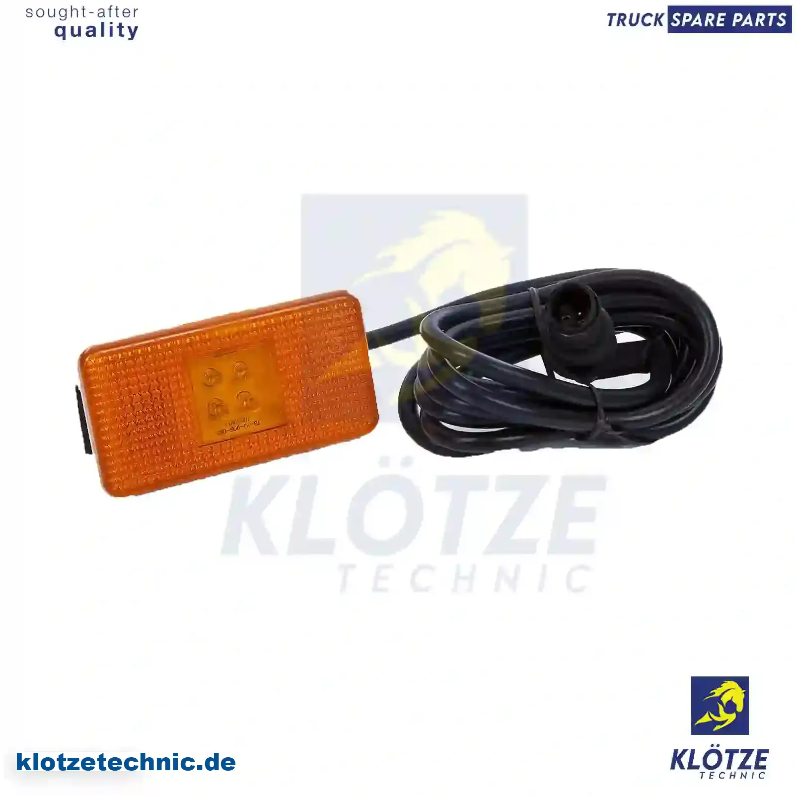 Side marking lamp, 867475, 1365973, 1365975, 1379371, 1391144, 1443884, 1471599, ZG20847-0008 || Klötze Technic