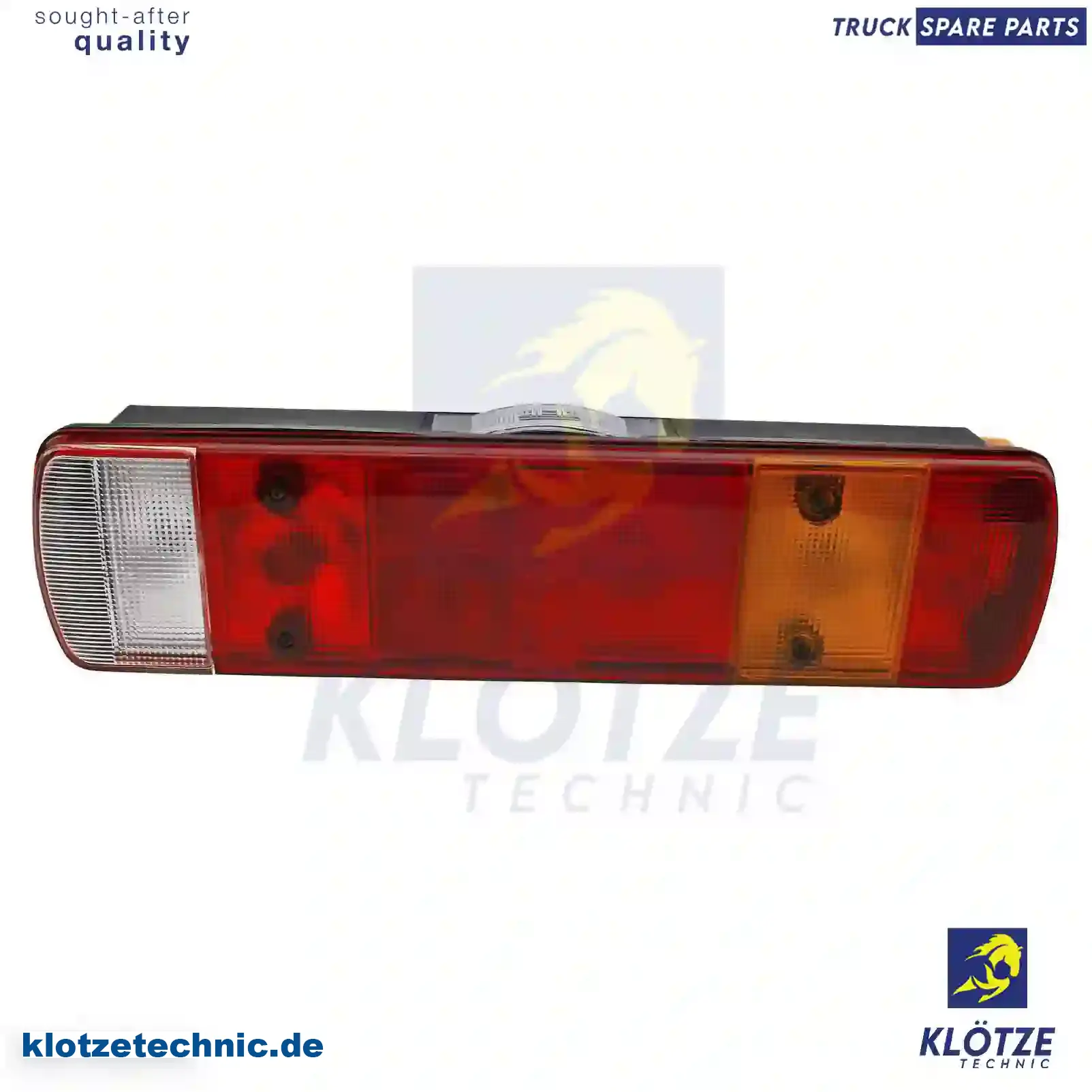 Tail lamp, left, with license plate lamp, 3981455, 3981460, 3981461, 3981463, ZG21021-0008, || Klötze Technic