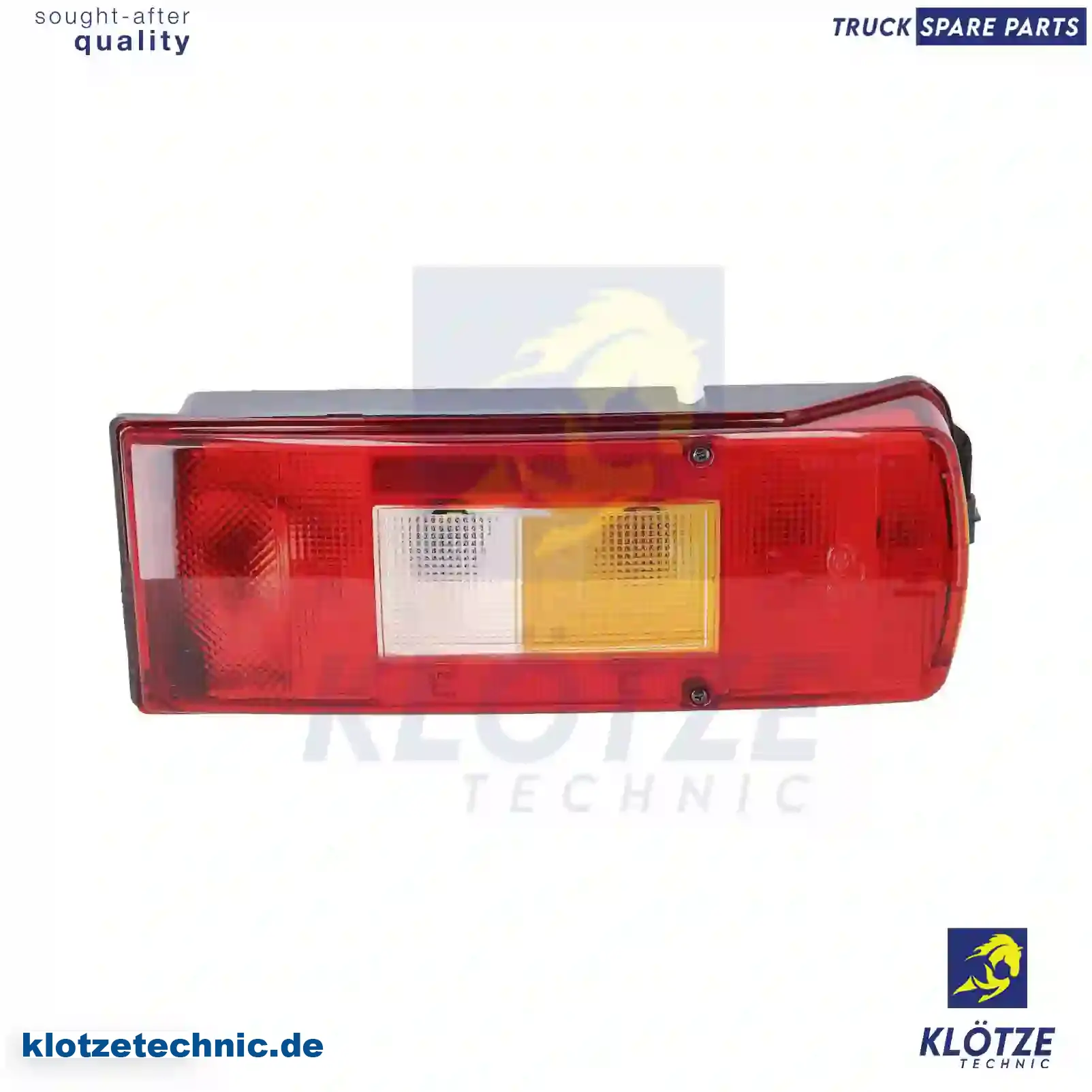 Tail lamp, right, with reverse alarm (built in), 20425730, 20507625, 20513087, 20892389, 21097450, 21652946, 21761154, ZG21070-0008 || Klötze Technic