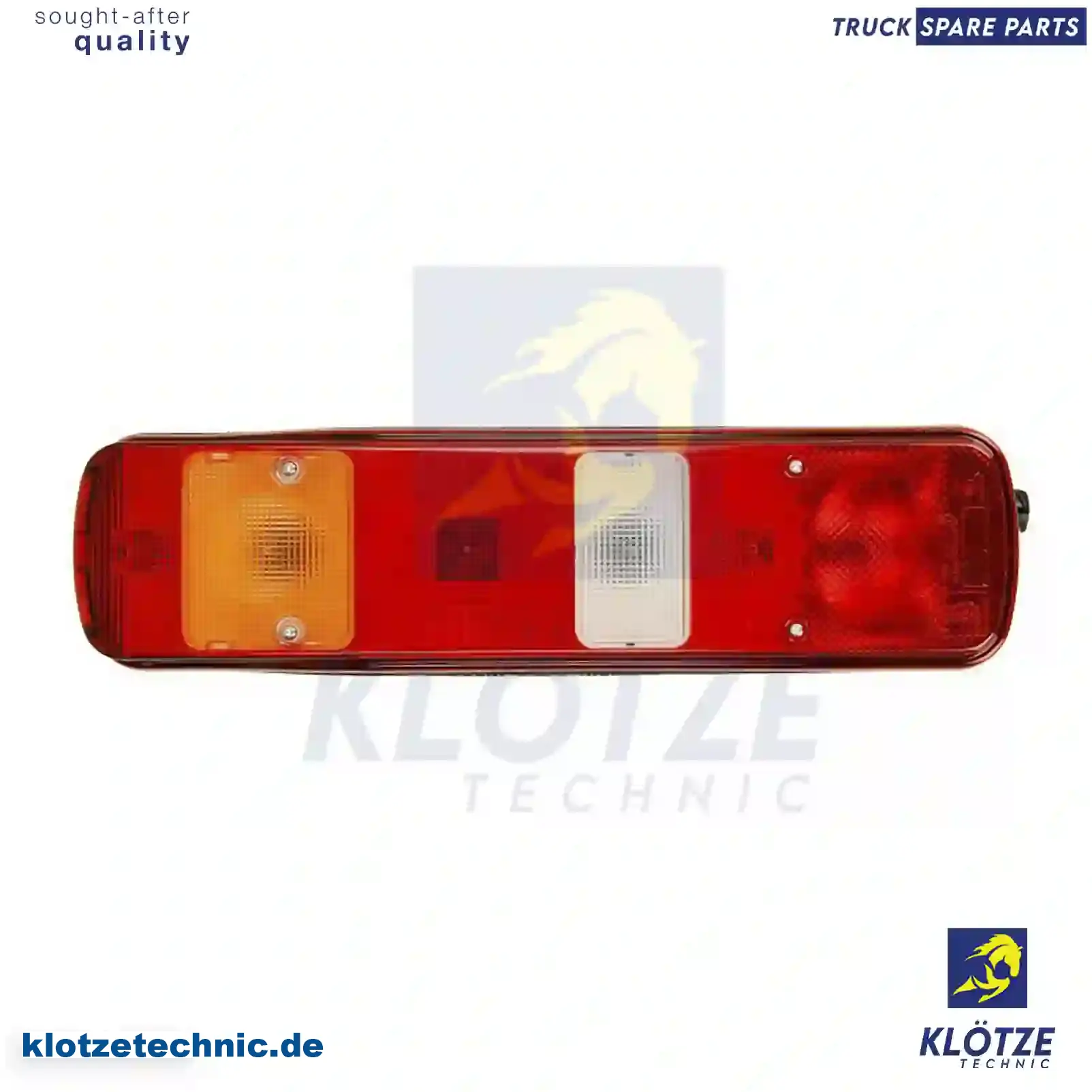 Tail lamp, left, with license plate lamp, 20565103, 20892367, 21063887, 21652954, 21761257, ZG21023-0008, , || Klötze Technic