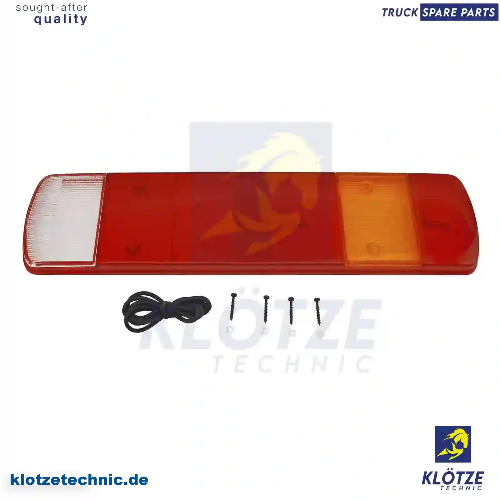 Tail lamp glass, 1524795, 1380819, 3981782, ZG21073-0008 || Klötze Technic