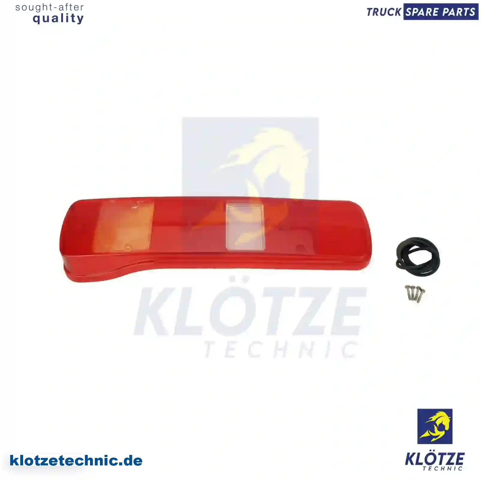 Tail lamp glass, 20565107, ZG21076-0008 || Klötze Technic