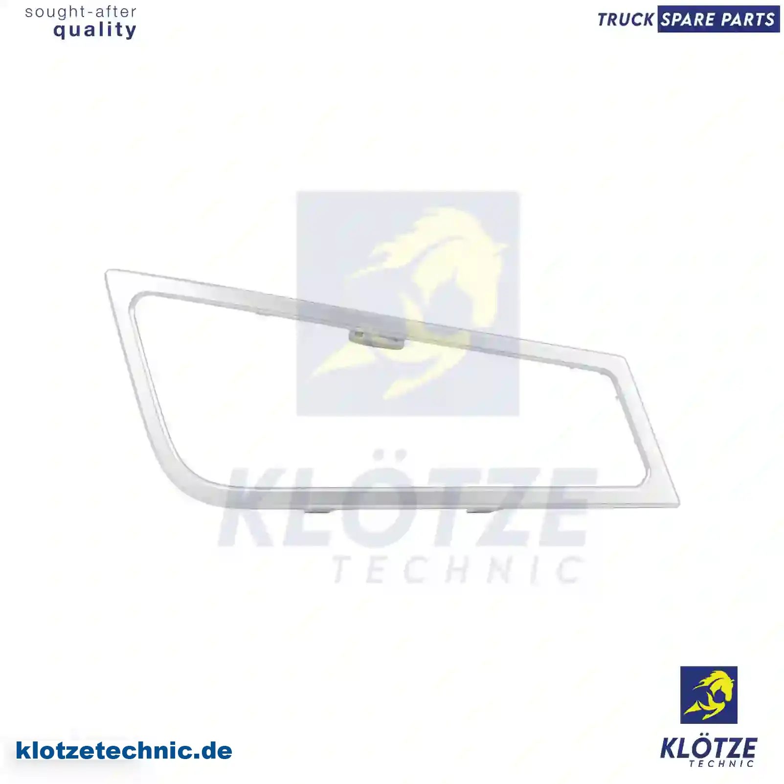 Auxiliary lamp frame, right, silver, 21078545 || Klötze Technic
