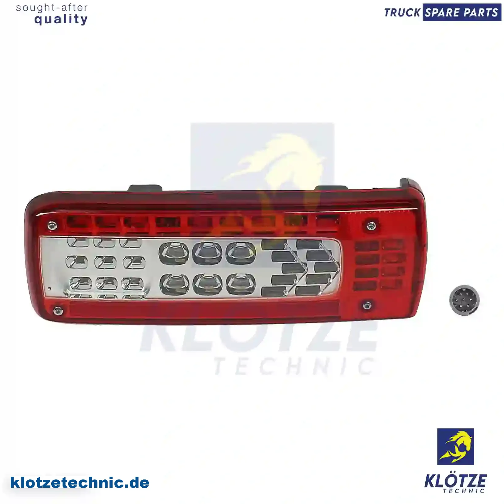 Tail lamp, right, with reverse alarm, 82483073, , , , || Klötze Technic