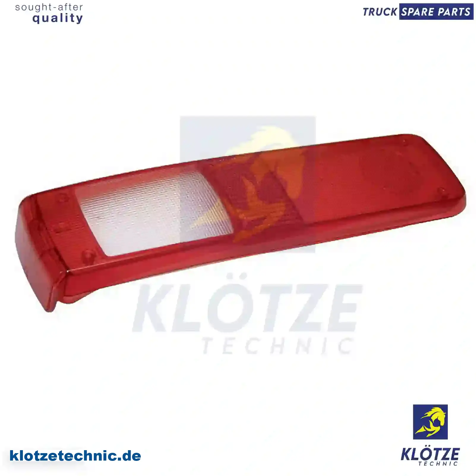 Tail lamp glass, 7420802418, 20802418, ZG21077-0008 || Klötze Technic