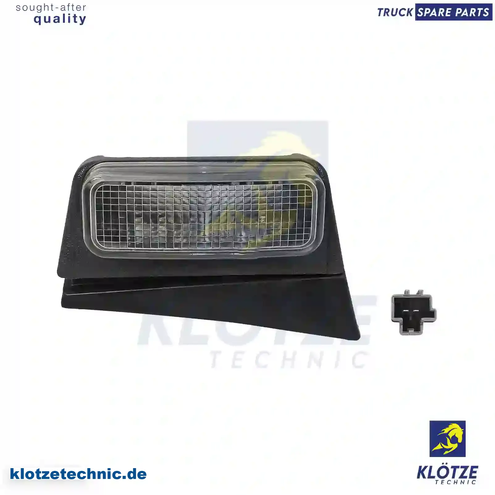 Position lamp, left, white, 82349220, ZG20685-0008 || Klötze Technic