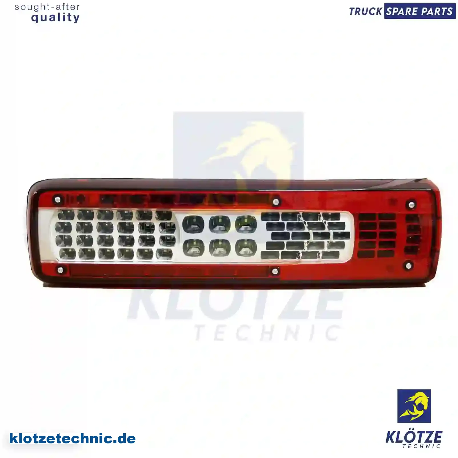 Tail lamp, right, with reverse alarm, 7425982262, 82849925, ZG21066-0008, , || Klötze Technic