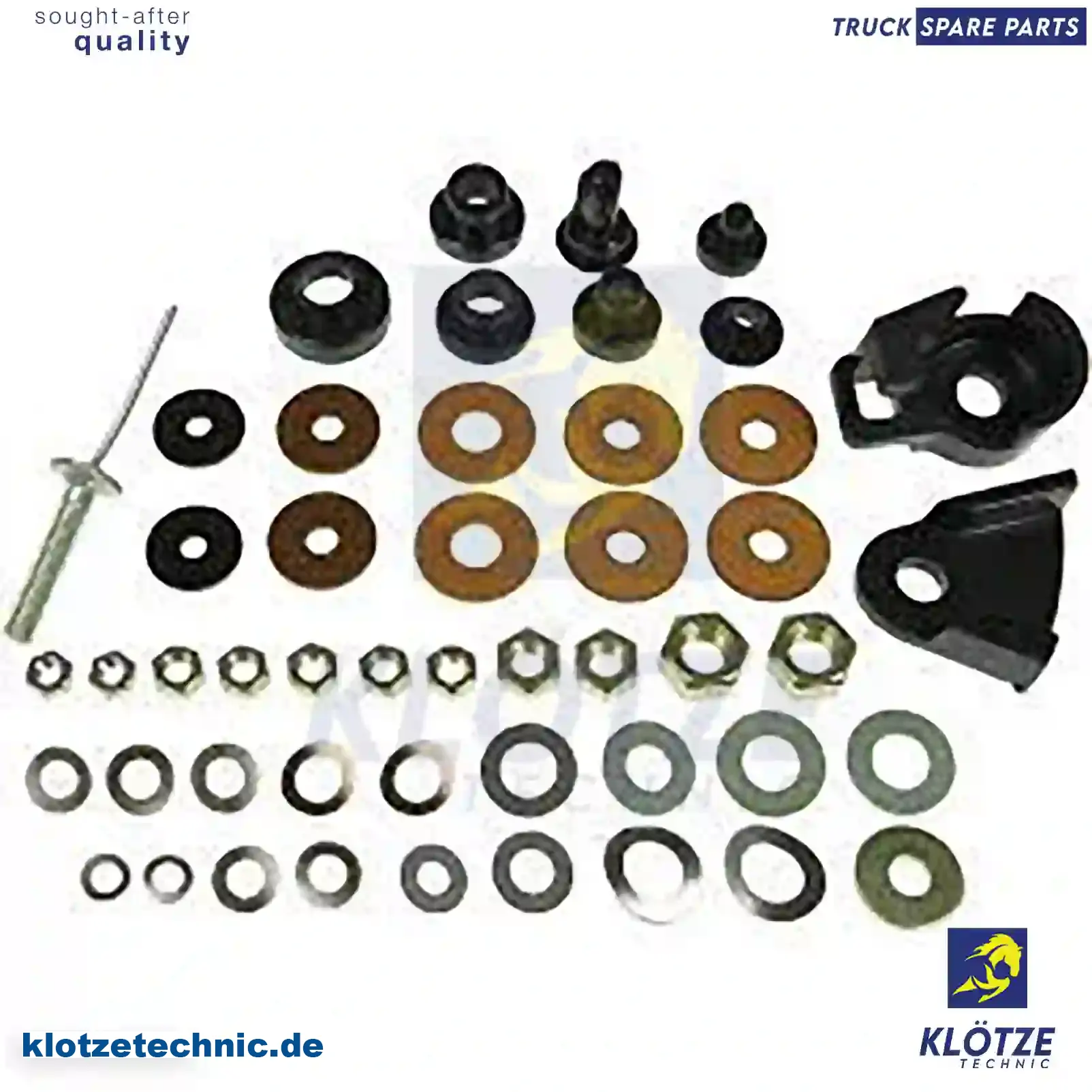 Repair kit, alternator, 3870969, 0692348, 692348, 79074707, 6094907, 79074707, 01308841, 01309941, 42486983, 81261006016, 81261006023, 0001500029, 5001831969, 371778, 417228, 11704311, 11999957, 244611, 049903320A || Klötze Technic