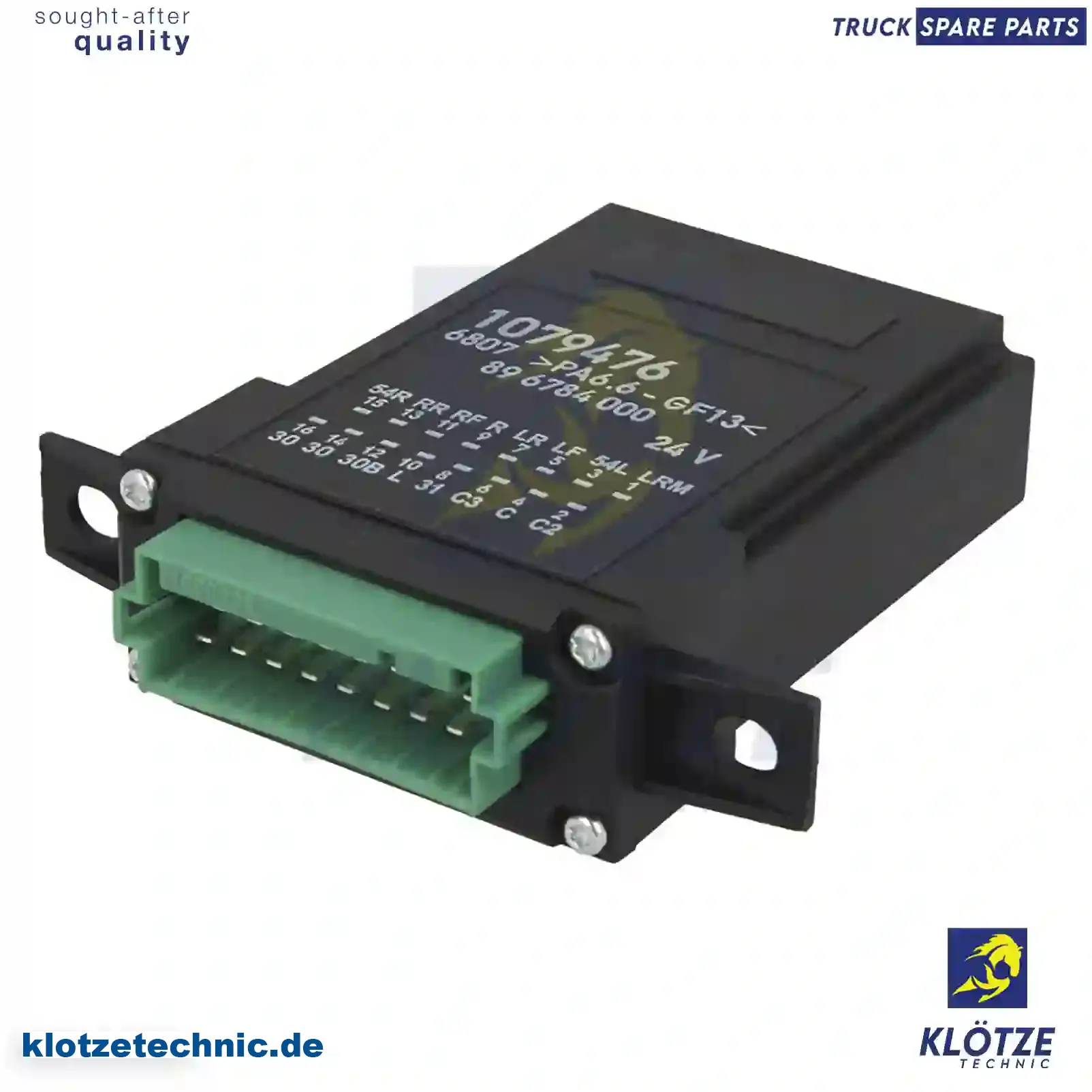 Turn signal relay, 1079476, 3943863, 8155312, 8158697, ZG21262-0008 || Klötze Technic