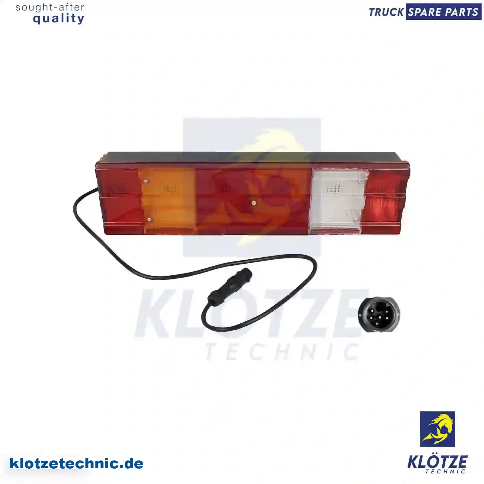 Tail lamp, left, with license plate lamp, 0015401370, 0015401770, 0015402570, 0015402770, 0015402970, 001540297010 || Klötze Technic