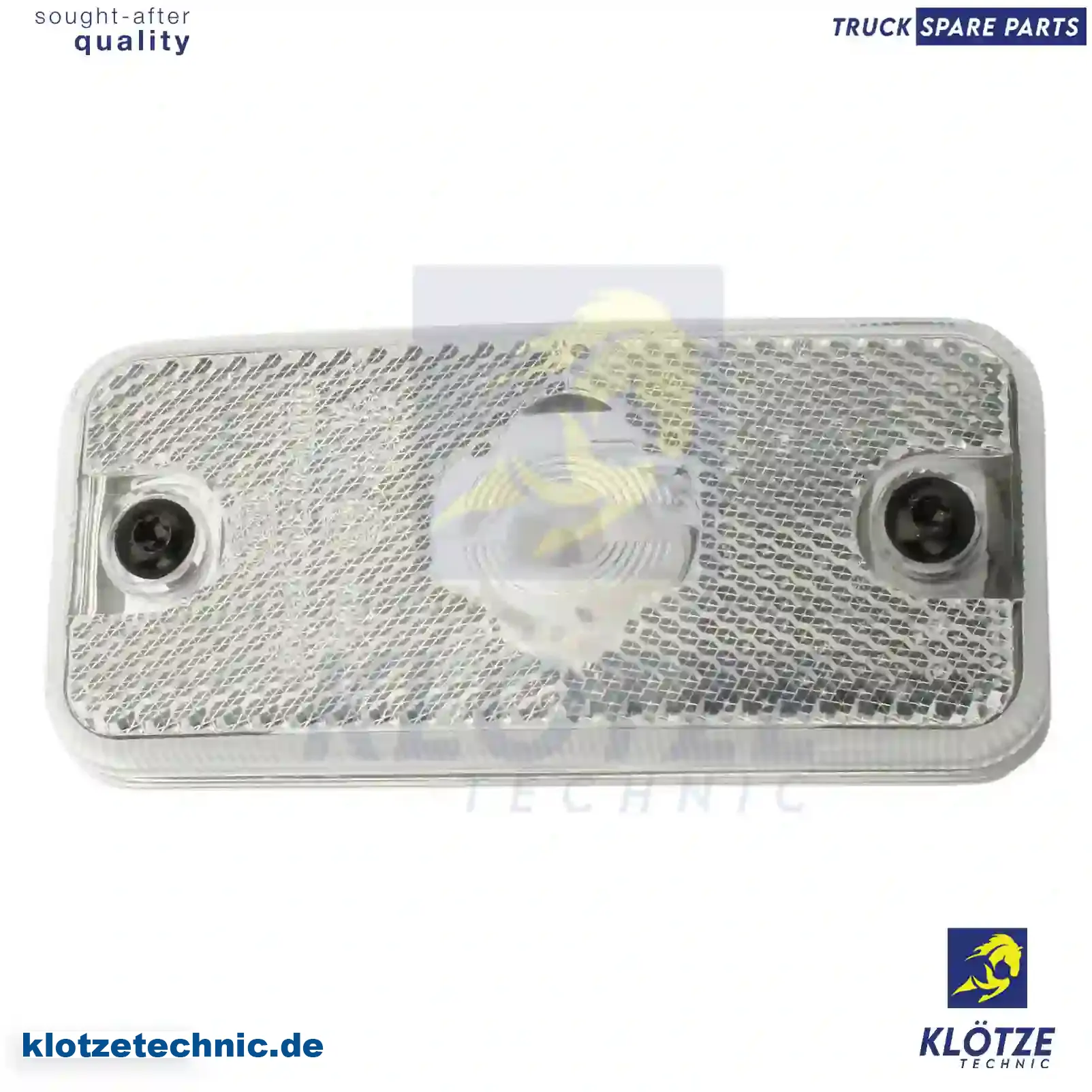 Side marking lamp, white, 1653605, 5001862030, ZG20894-0008, || Klötze Technic