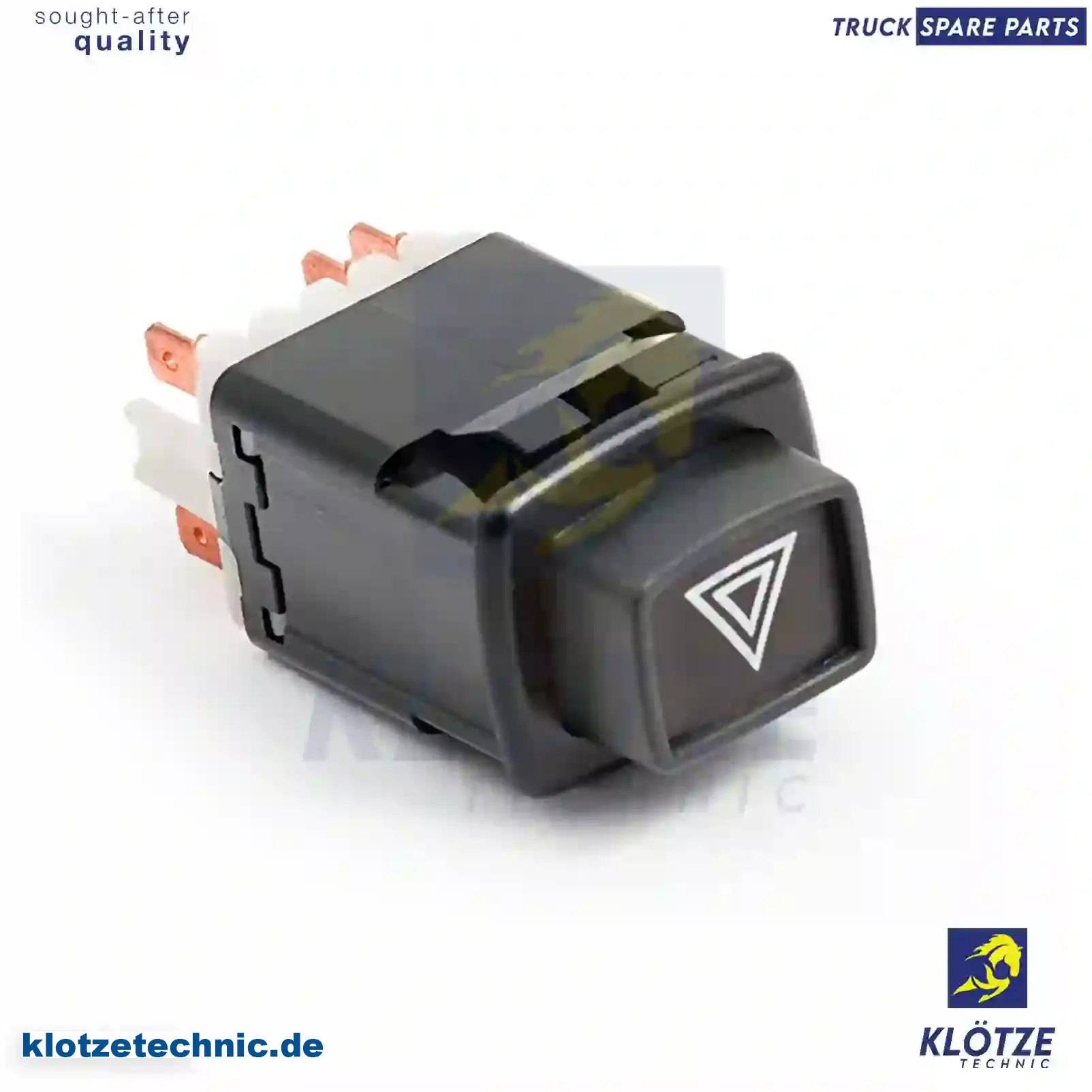 Hazard warning switch, 1328177, 1363131, 290950, ZG20017-0008 || Klötze Technic