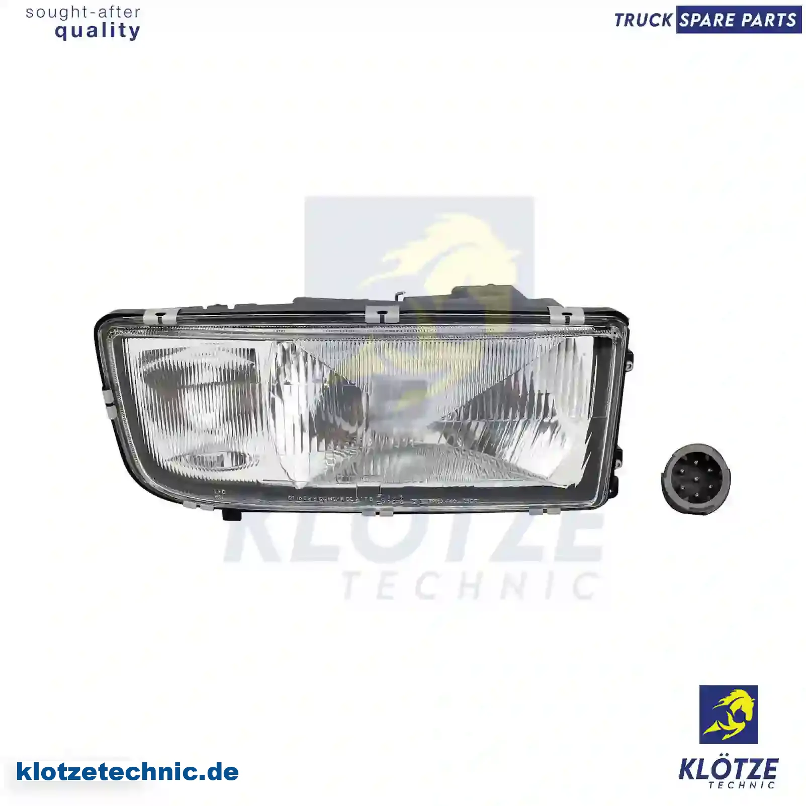 Headlamp, right, without bulbs, 9418204861, 9418206261, ZG20513-0008 || Klötze Technic