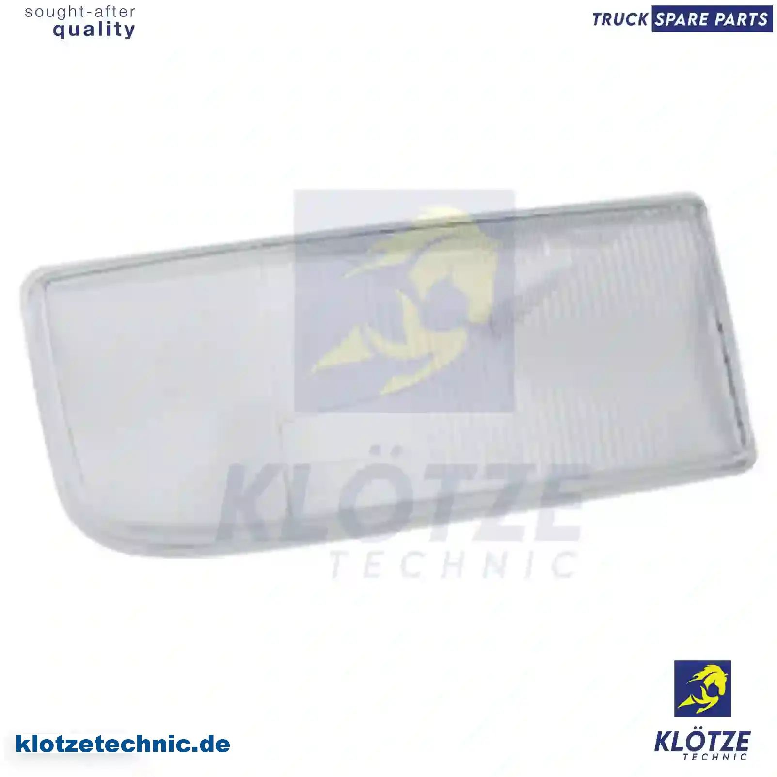 Headlamp glass, right, 0048260790, 0048262690, ZG20537-0008 || Klötze Technic